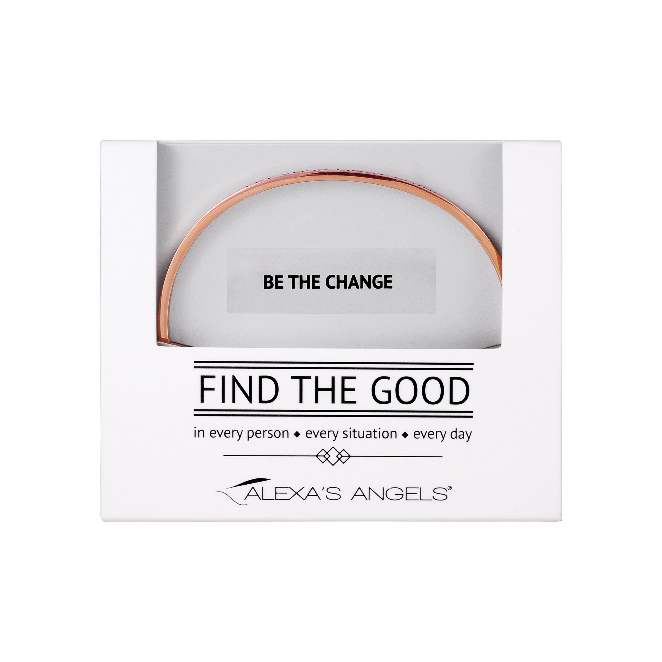 Alexa's Angels "Be the Change" Engraved Bracelet