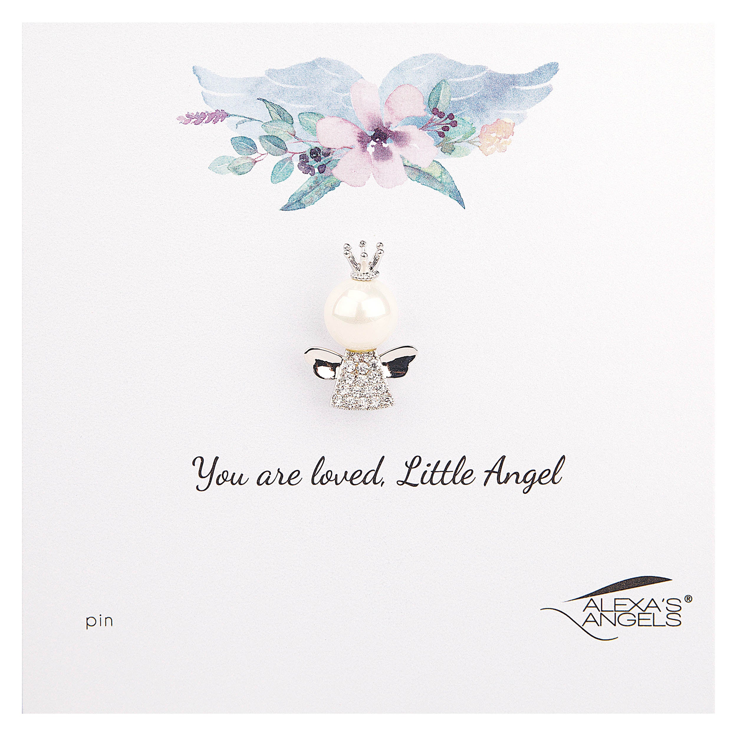 Alexa's Angels Pearl Angel Pin