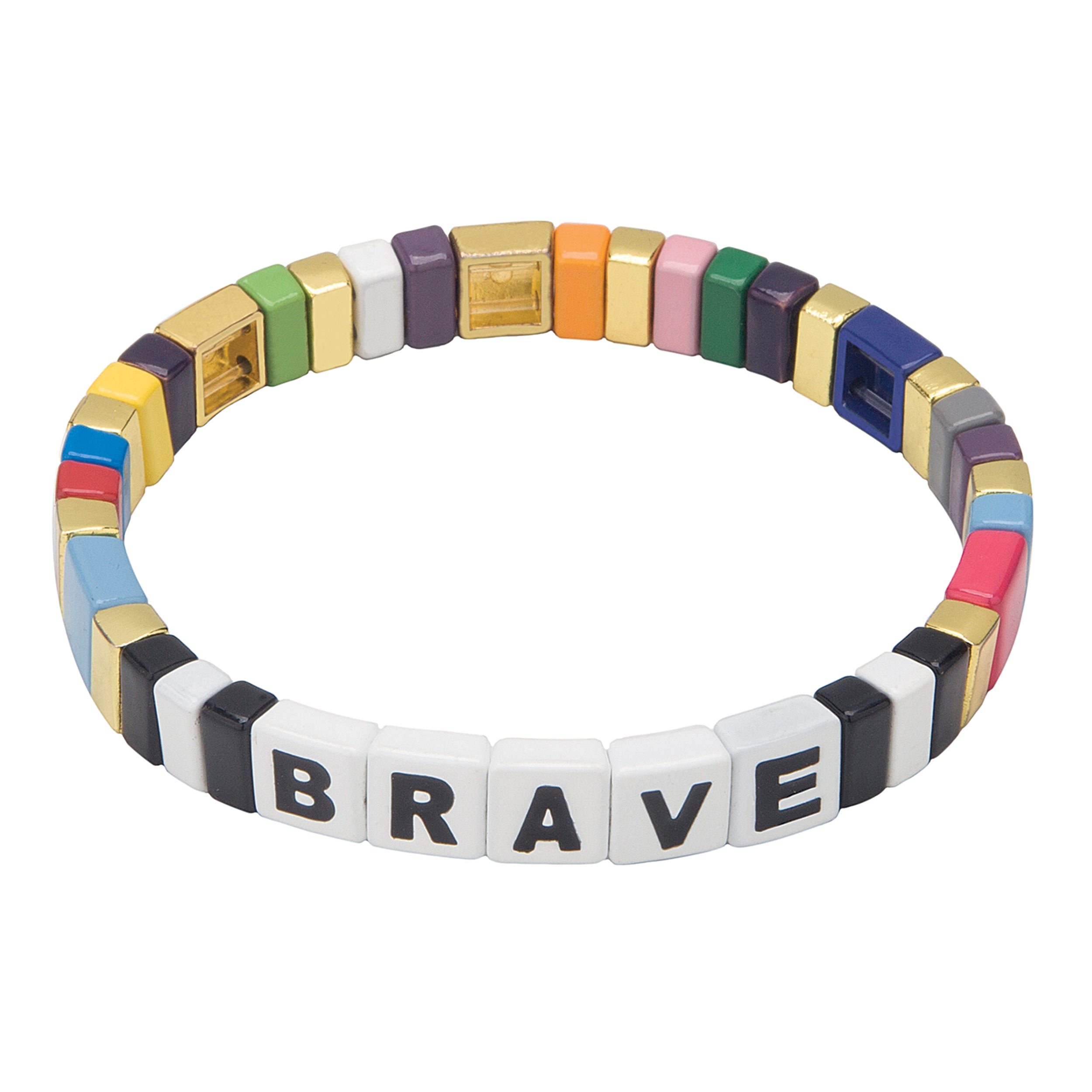 Alexa's Angels Always Brave Tile Bracelet