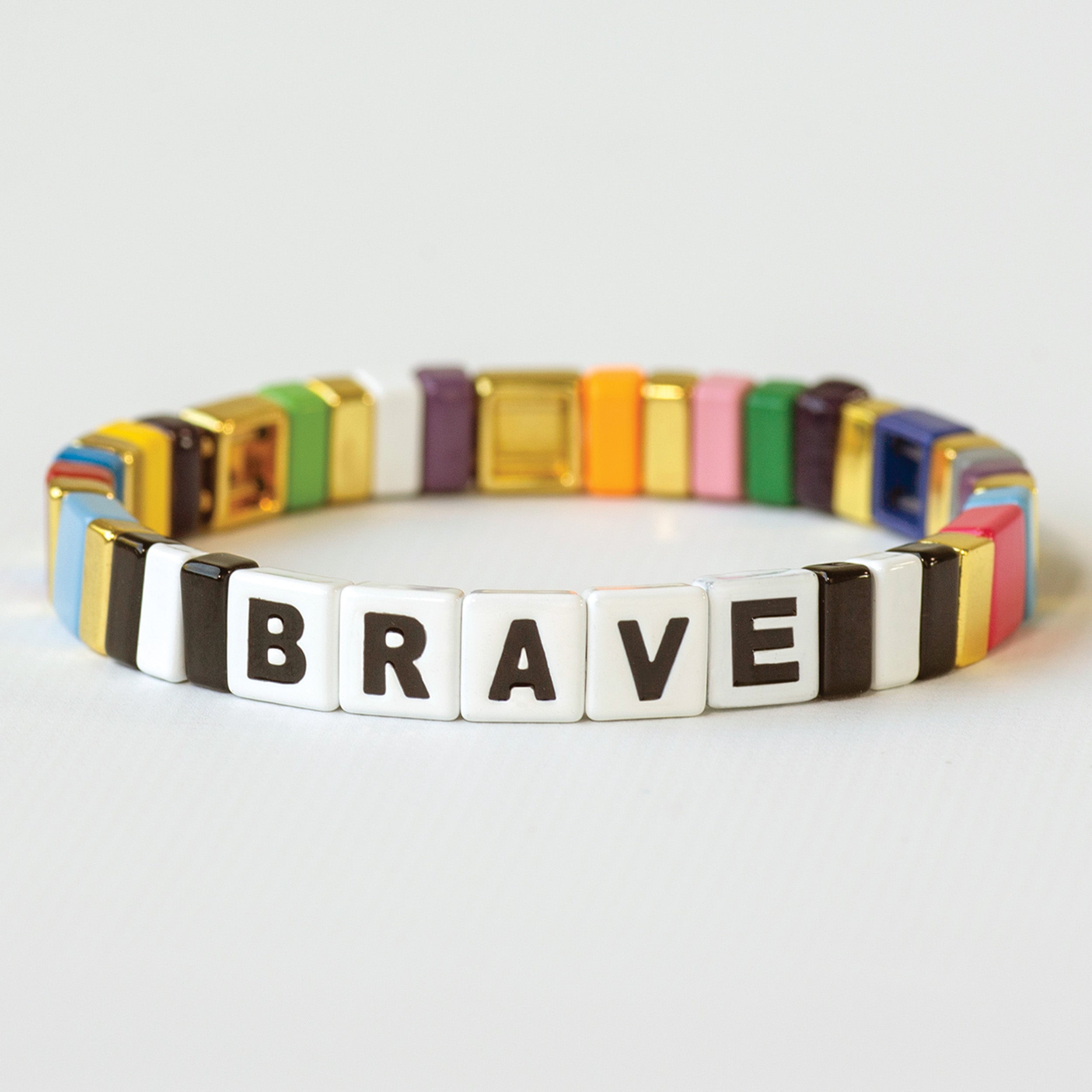 Alexa's Angels Always Brave Tile Bracelet
