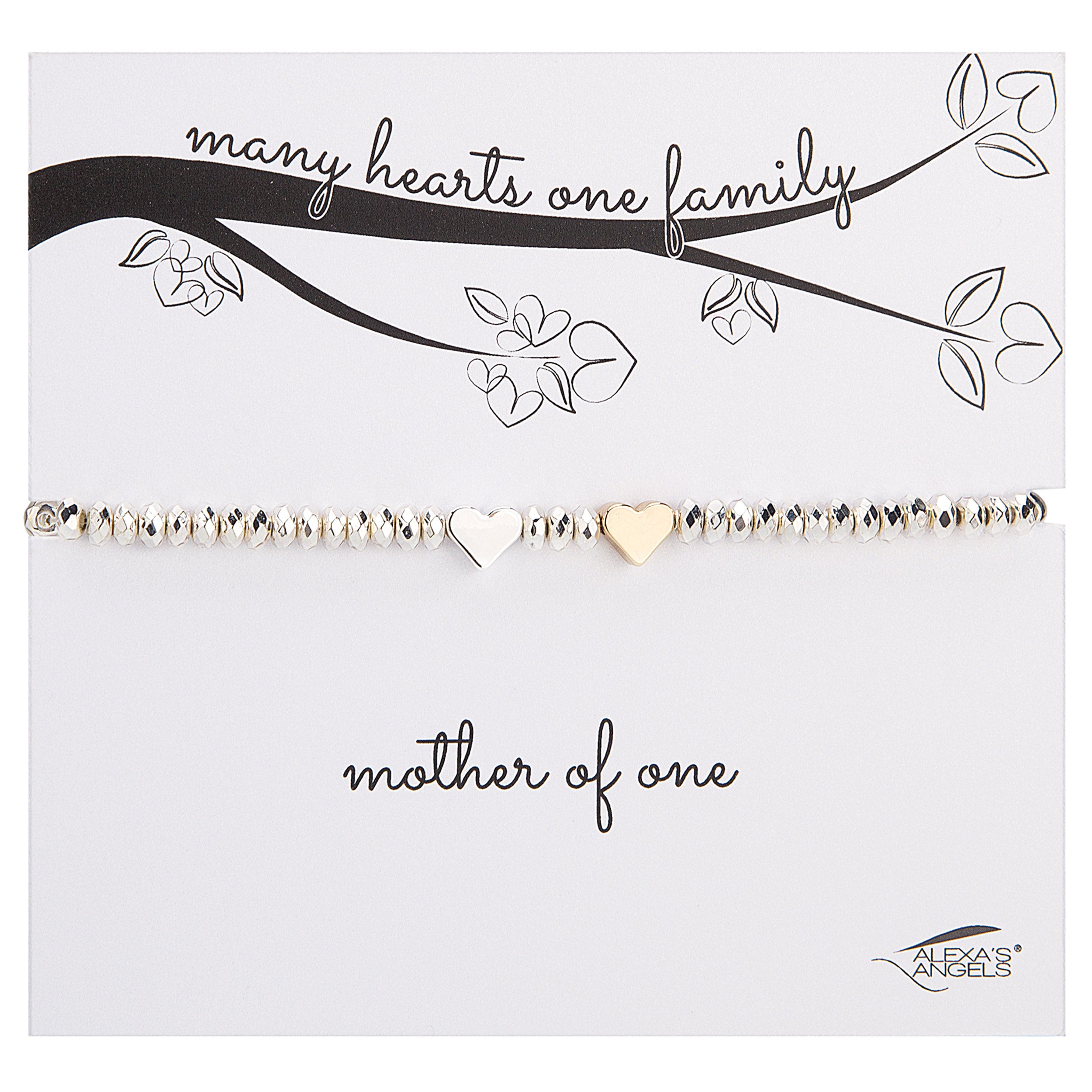 Alexa's Angels "Many Hearts, One Family" Bracelet