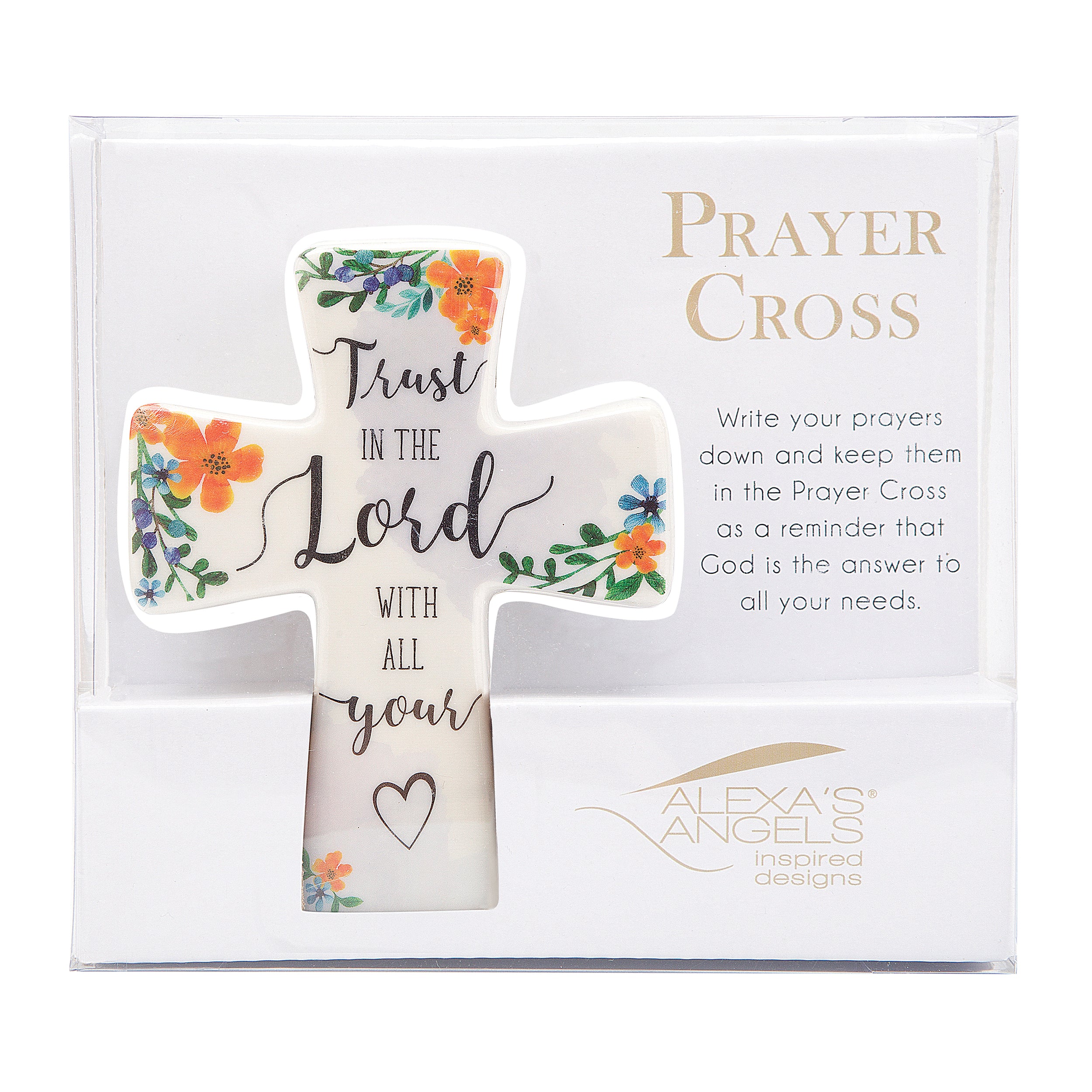 Alexa's Angels Scripture Prayer Cross – "Trust in the Lord”