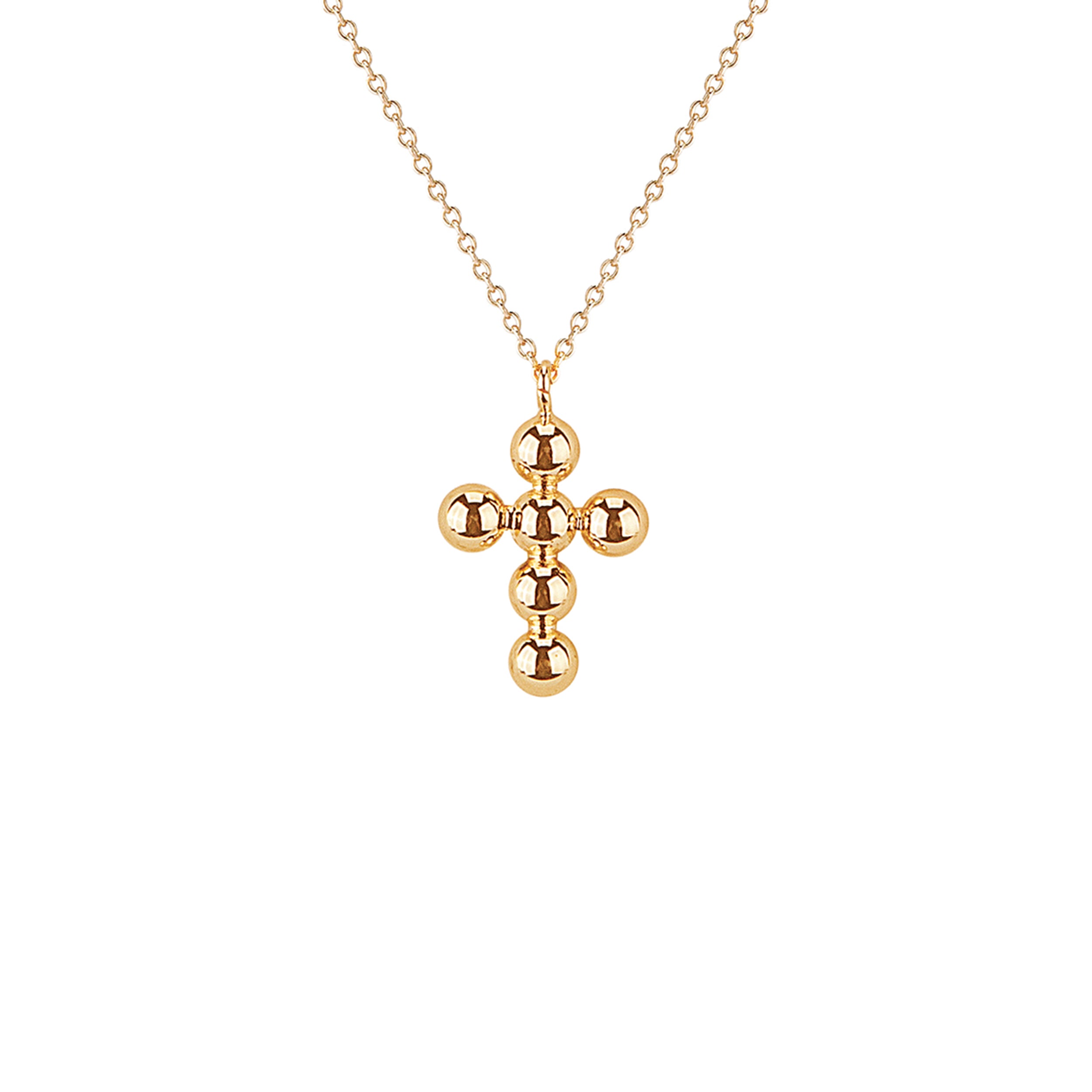 Alexa's Angels Bubble Cross Necklace
