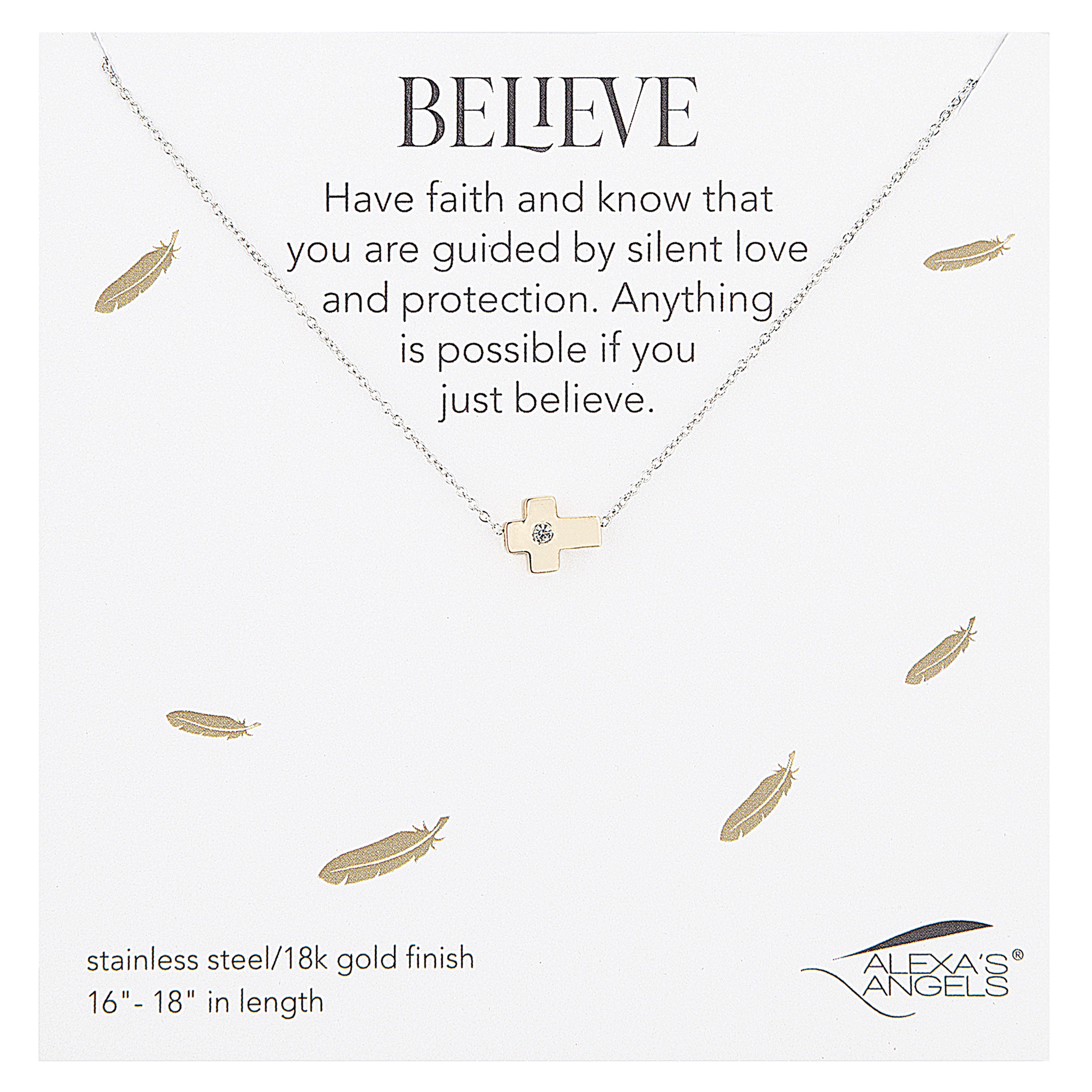 Alexa's Angels You Are An Angel - "Believe" Necklace