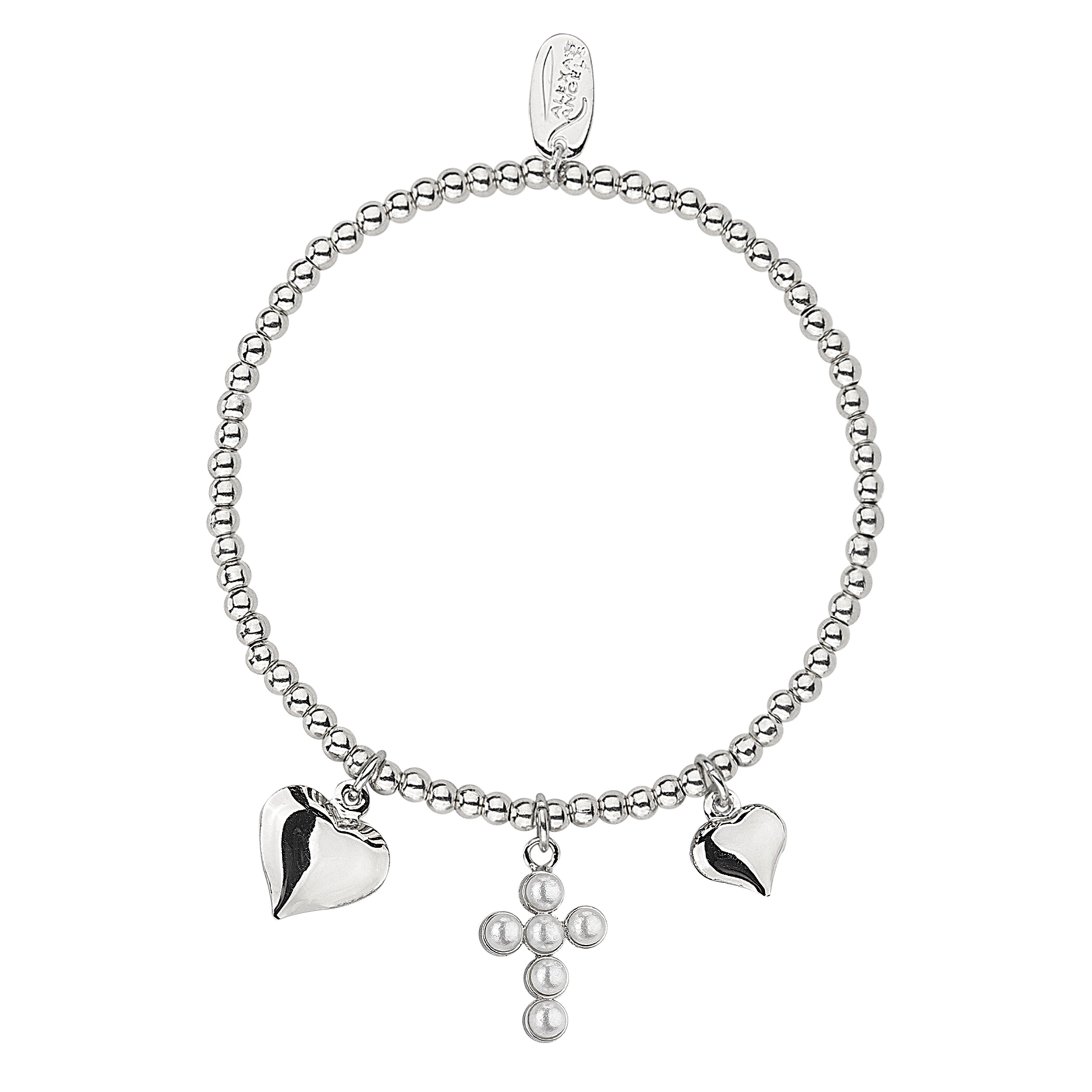 Alexa's Angels Bubble Cross Bracelet