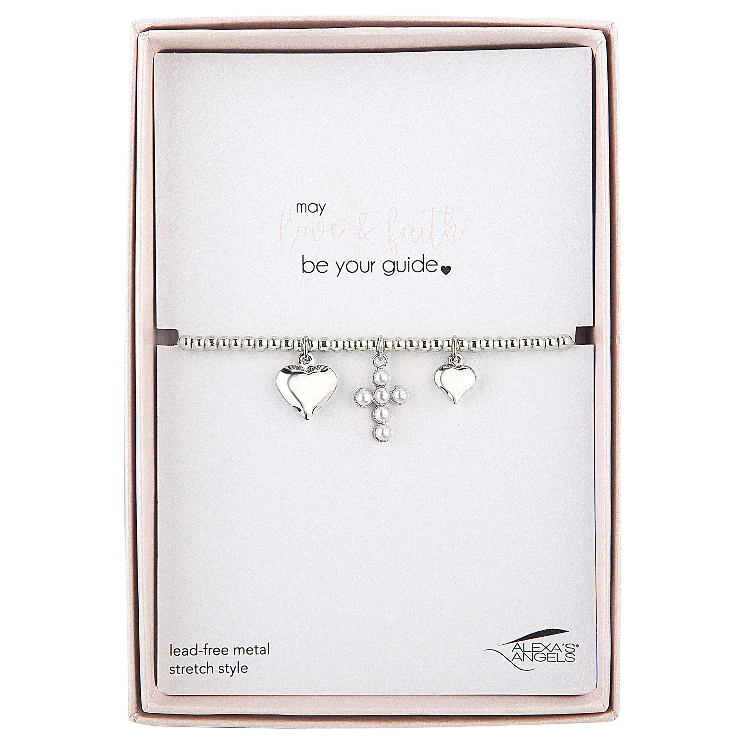 Alexa's Angels Bubble Cross Bracelet