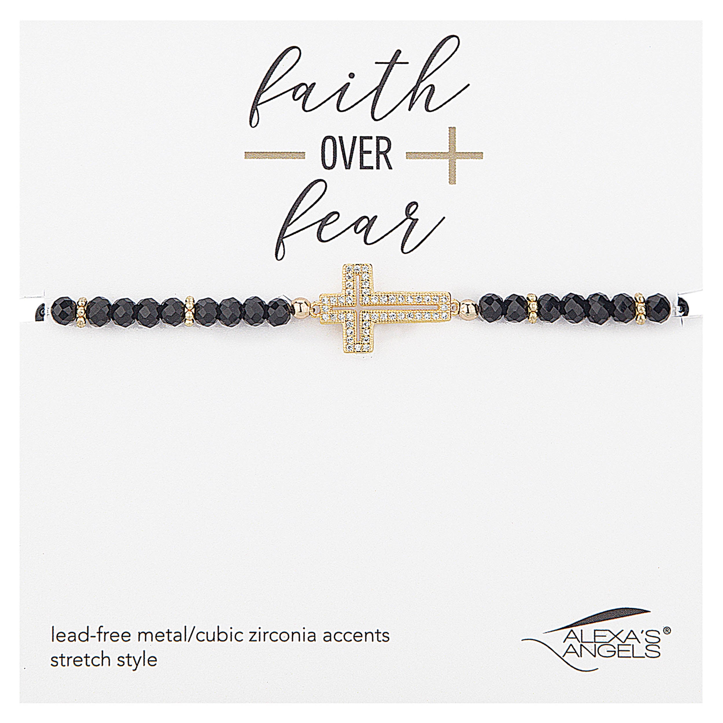 Alexa's Angels Faith Over Fear Bracelet