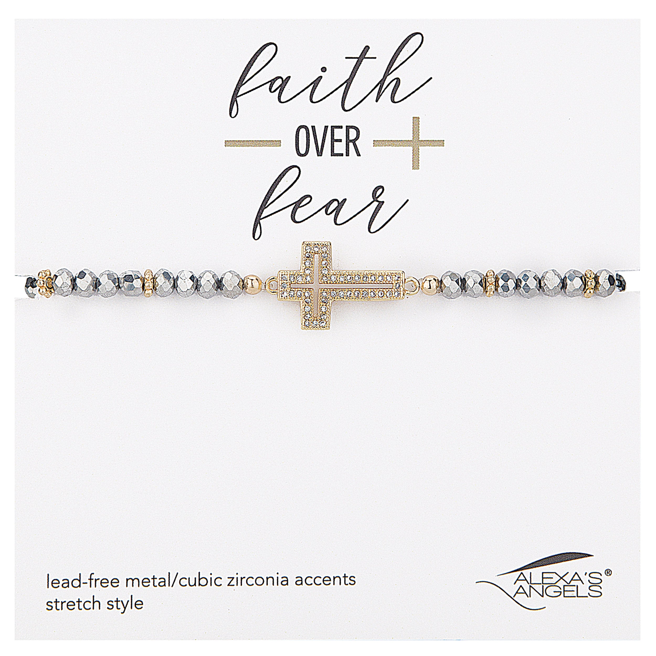 Alexa's Angels Faith Over Fear Bracelet