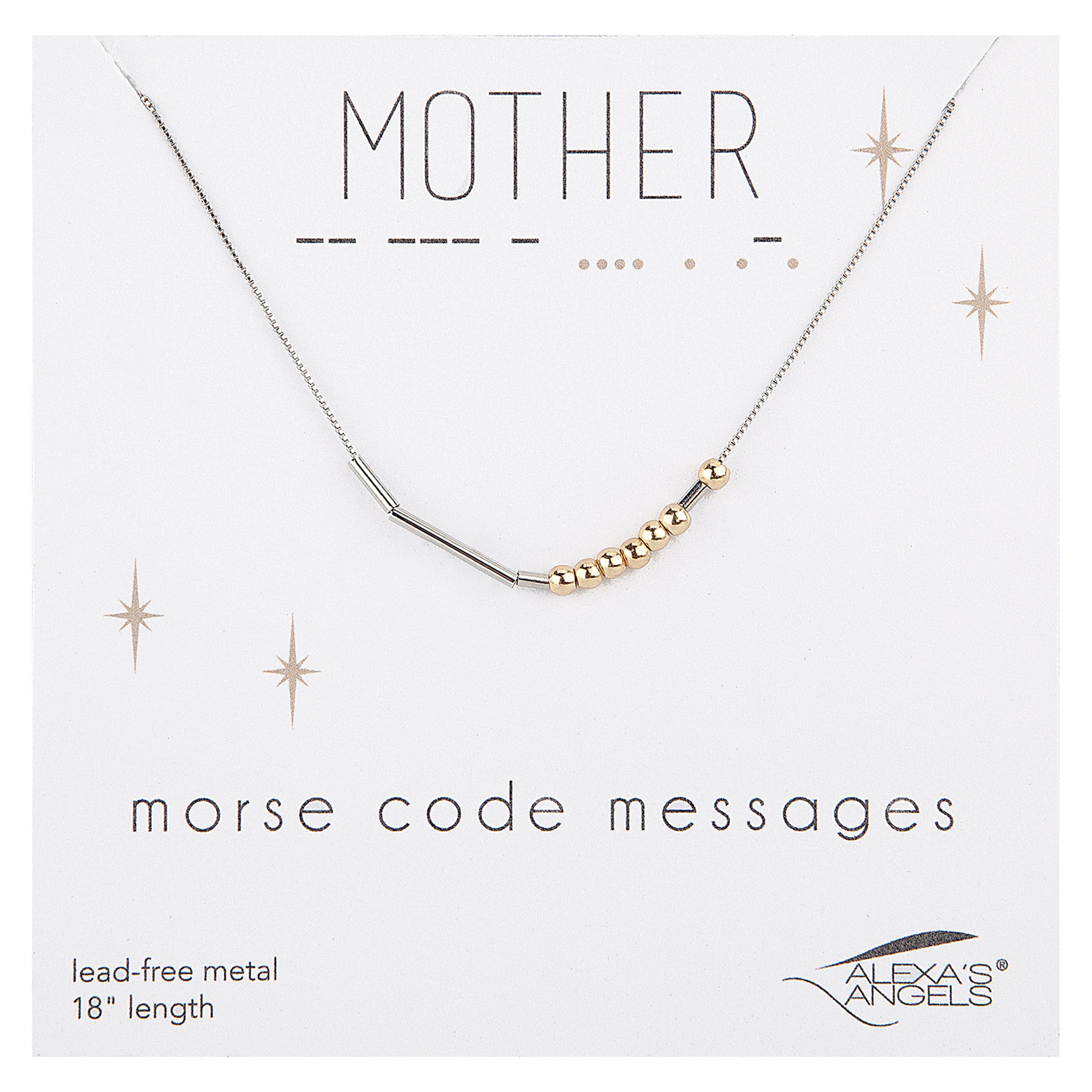 Alexa's Angels Morse Code Necklace