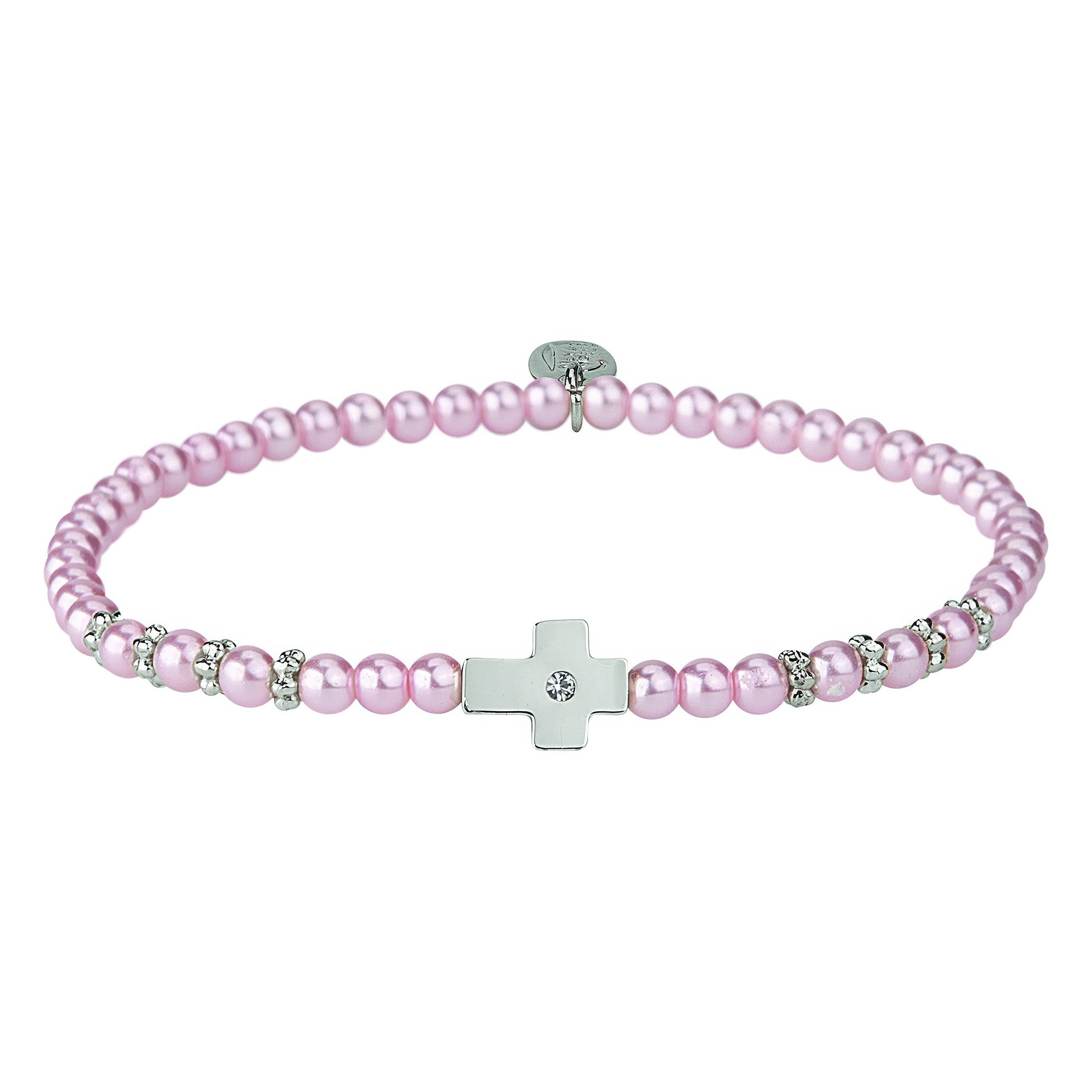 Alexa's Angels Crystal Side Cross Bracelets