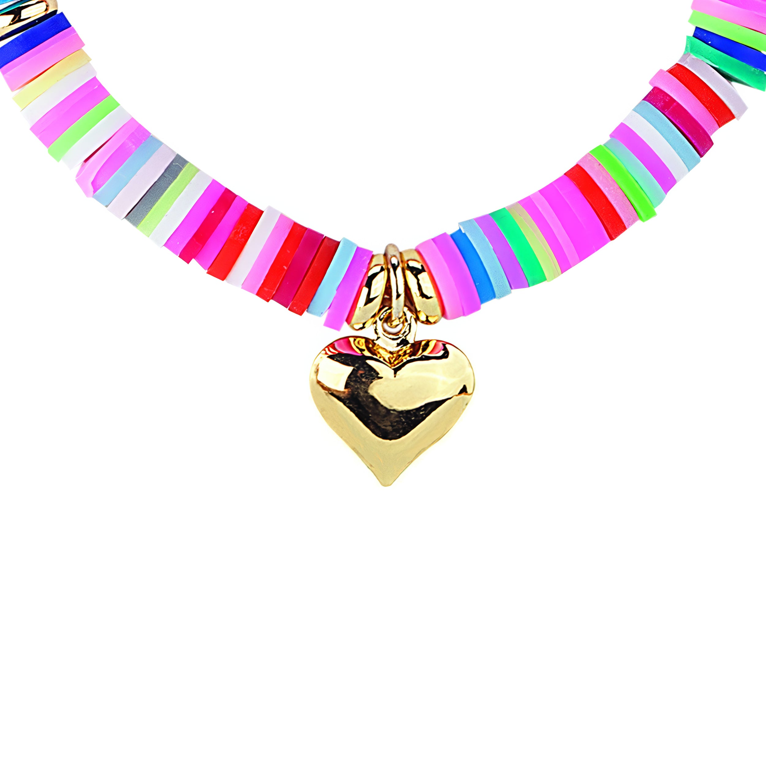 Alexa's Angels Children's Heishi Bead Faith and Love Bracelet