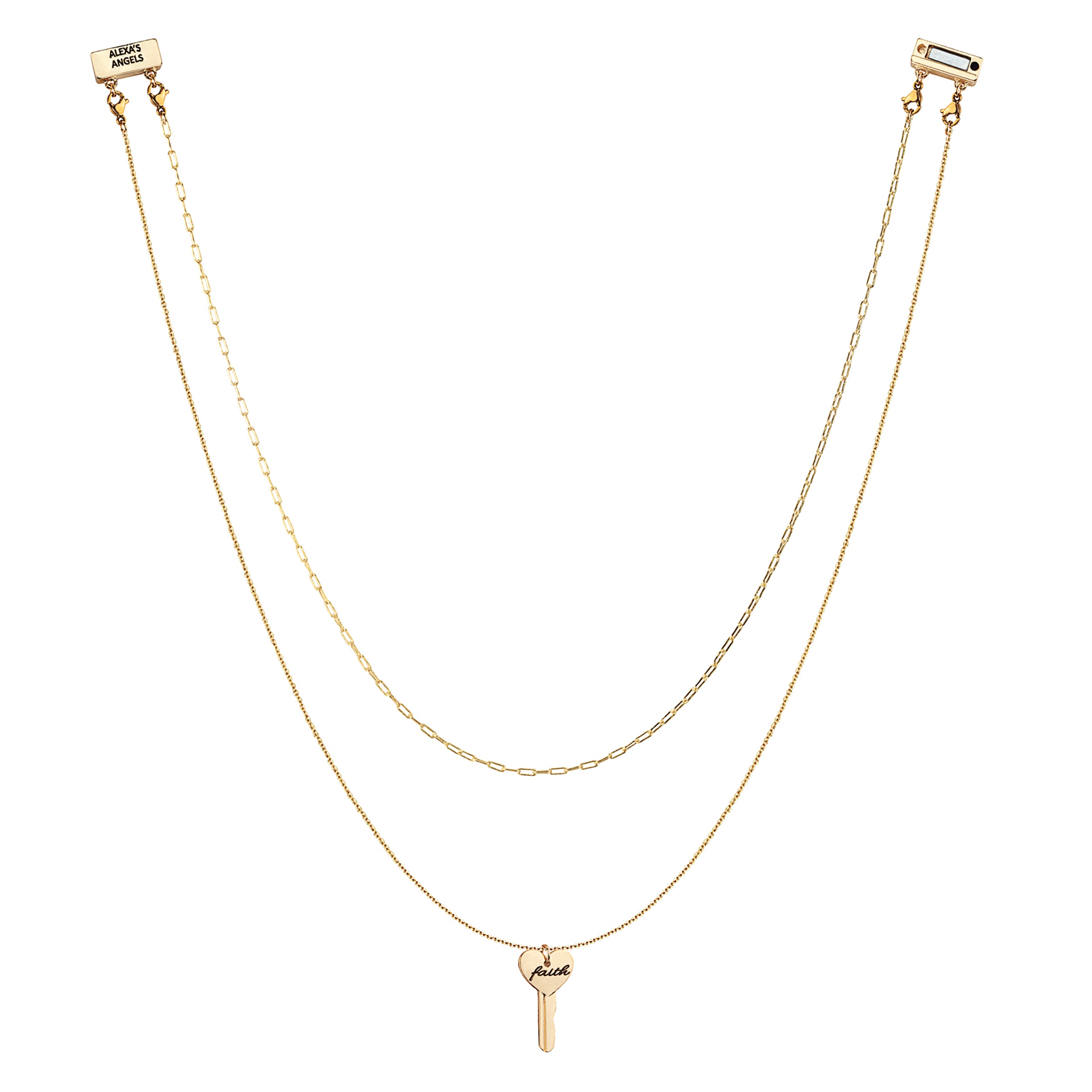 Alexa's Angels Two-in-One Key Necklace