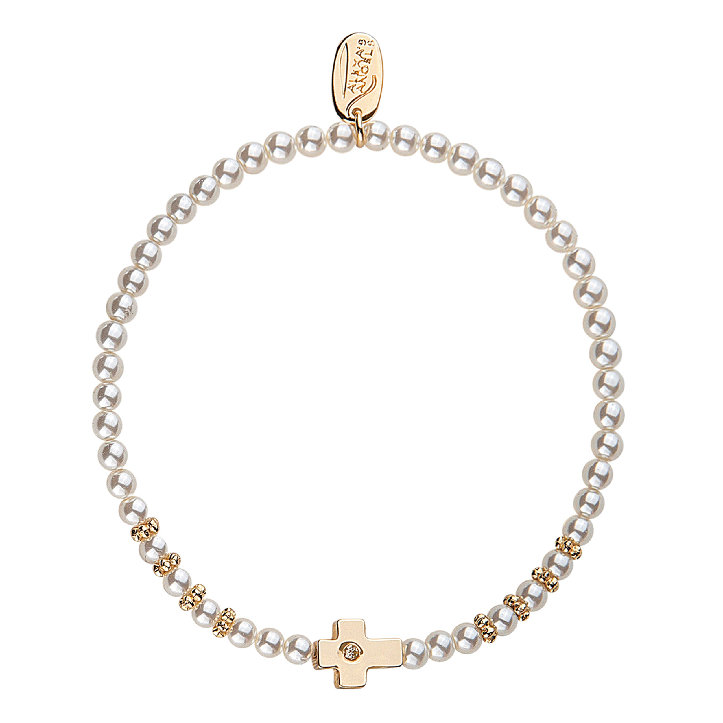 Alexa's Angels "Believe" Child's Cross Bracelet