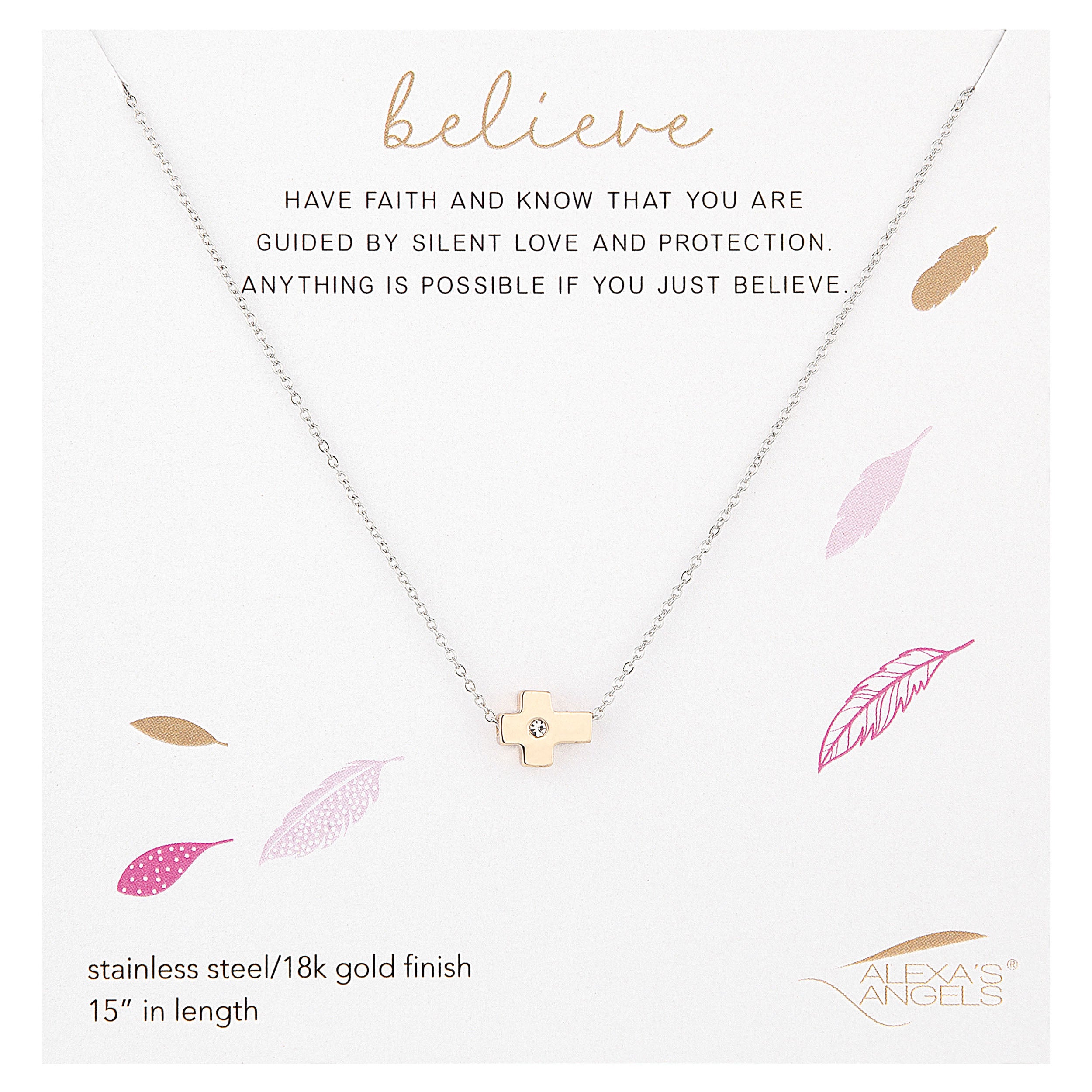 Alexa's Angels You Are Loved Necklace –  Believe, You Are Loved, or Sparkle