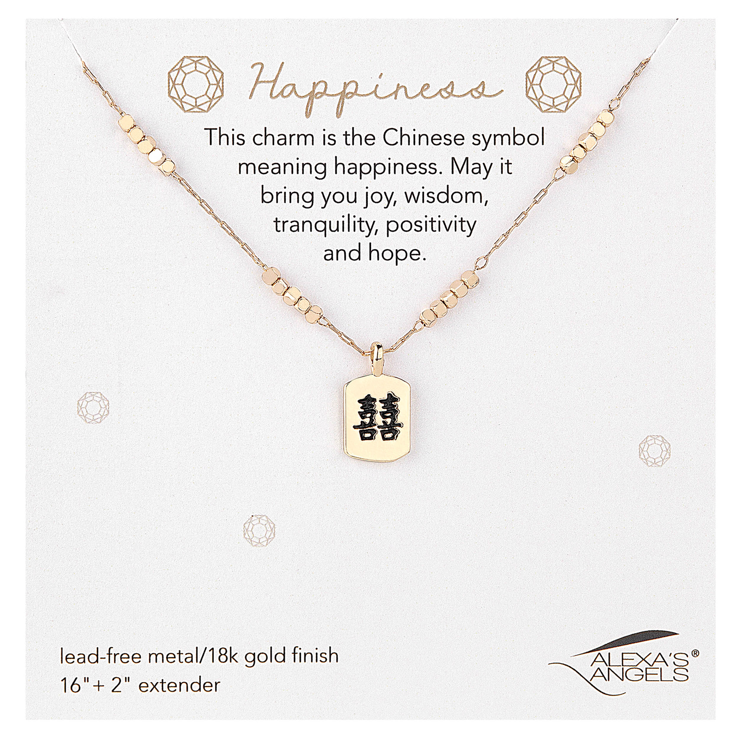 Alexa's Angels Hope, Health, & Happiness Necklace