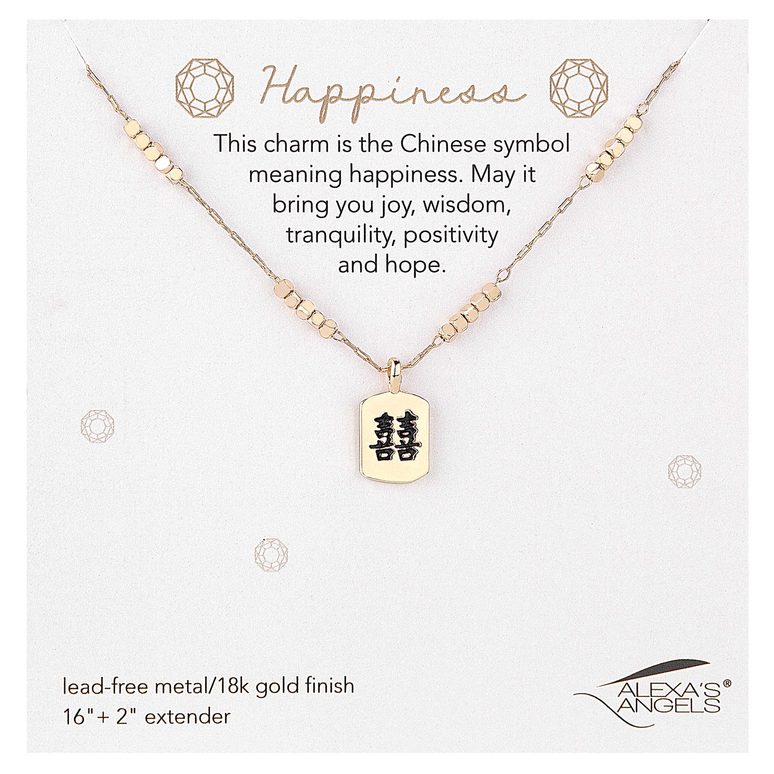 Alexa's Angels Hope, Health & Happiness Necklace – Uplifting Gift of Encouragement