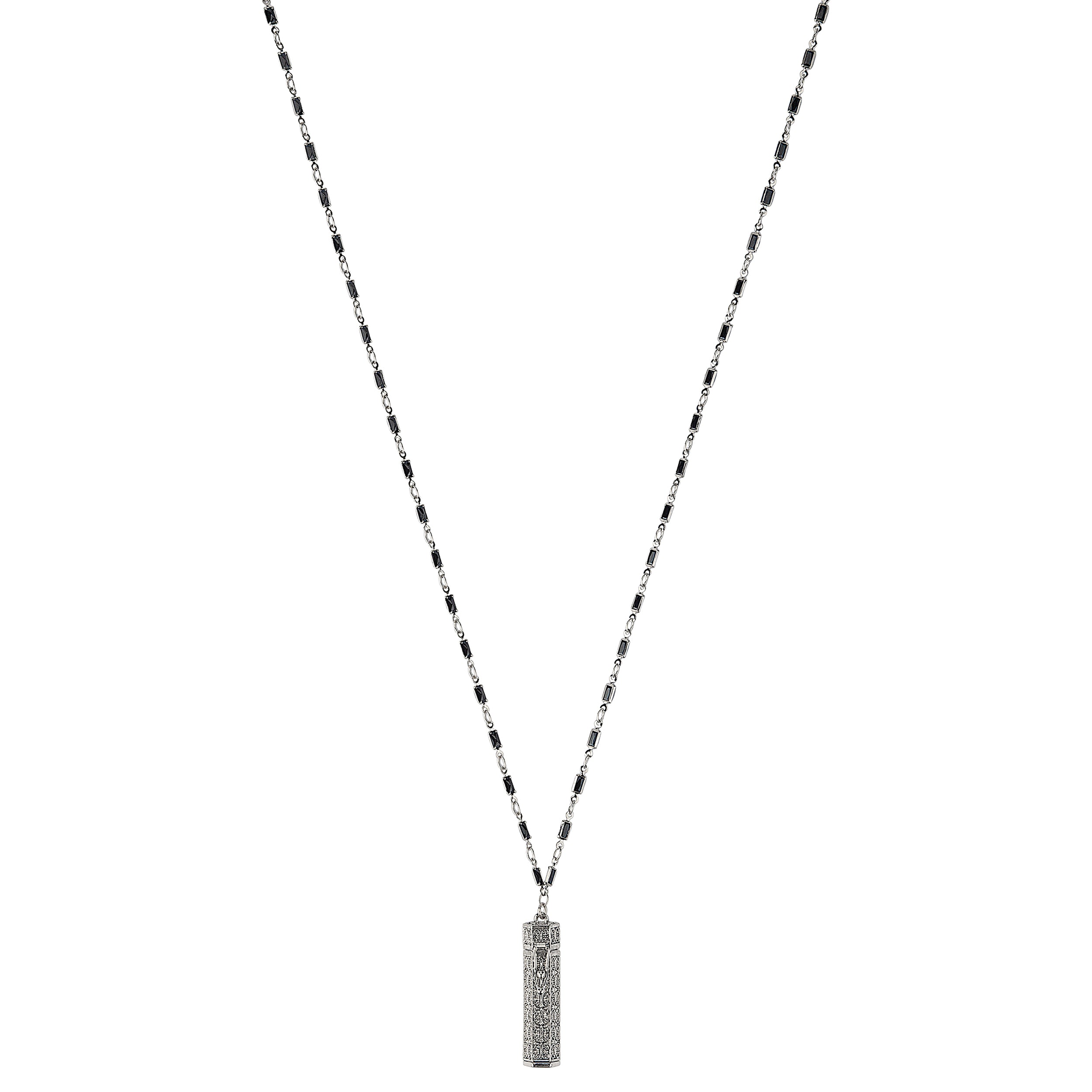 Alexa's Angels Whispers of Faith Prayer Box Necklace – Black Beads