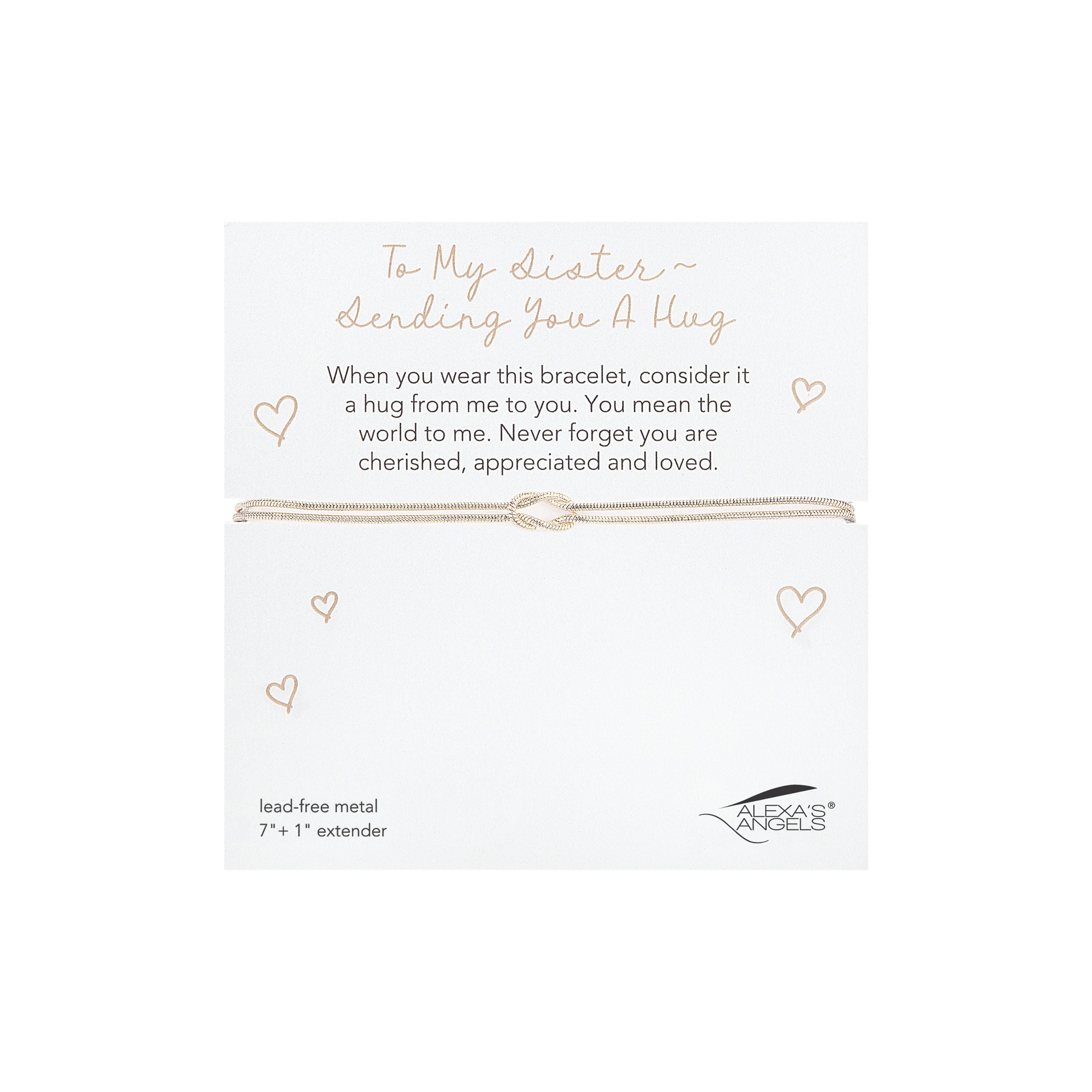 Alexa's Angels Sending a Hug Bracelet