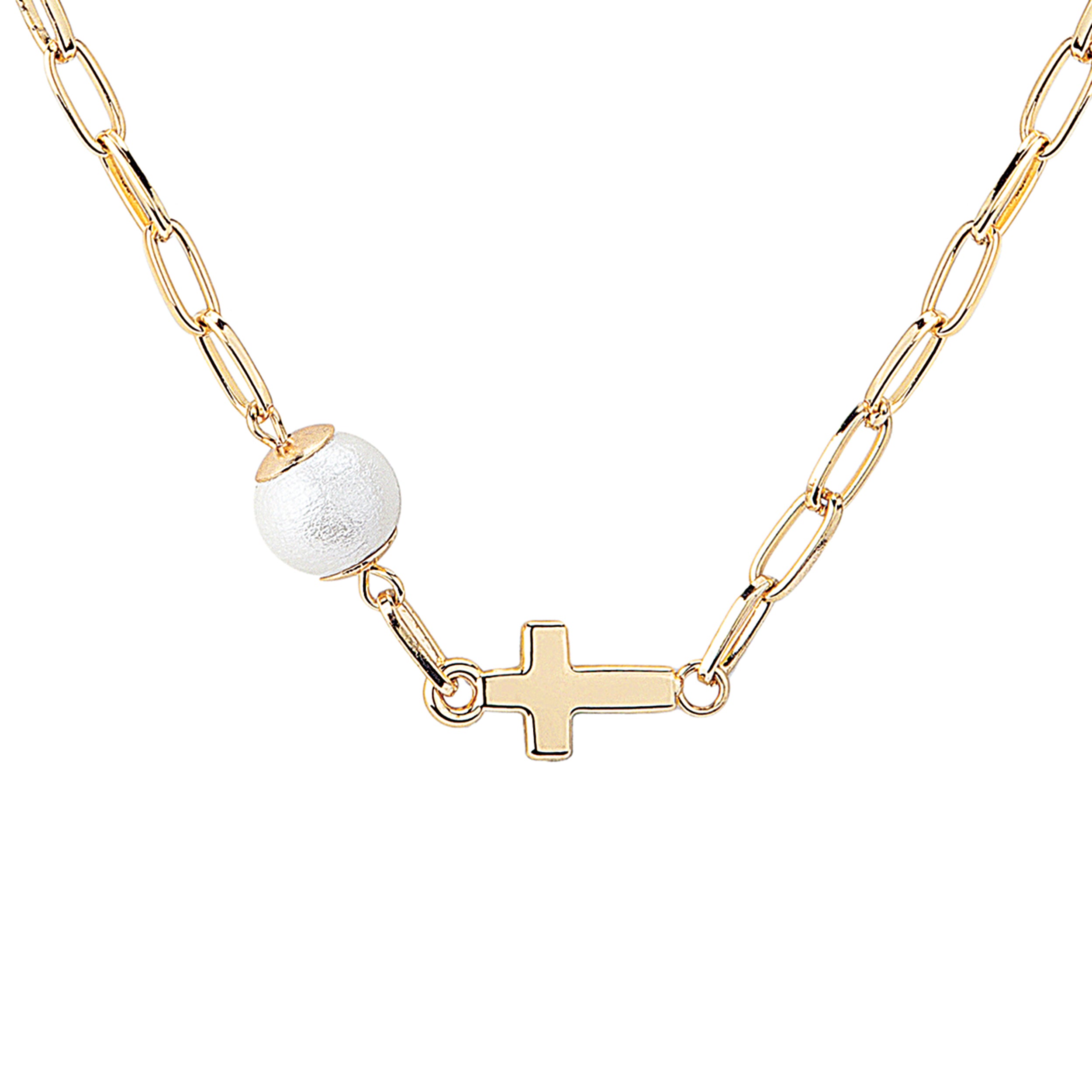 Alexa's Angels Expect a Miracle Cross Necklace