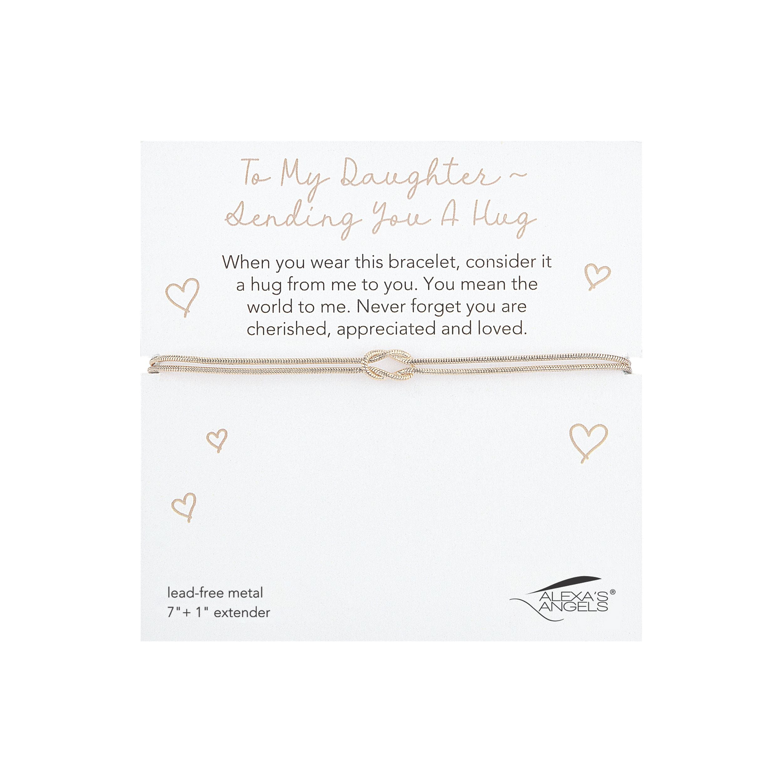 Alexa's Angels Sending a Hug Bracelet