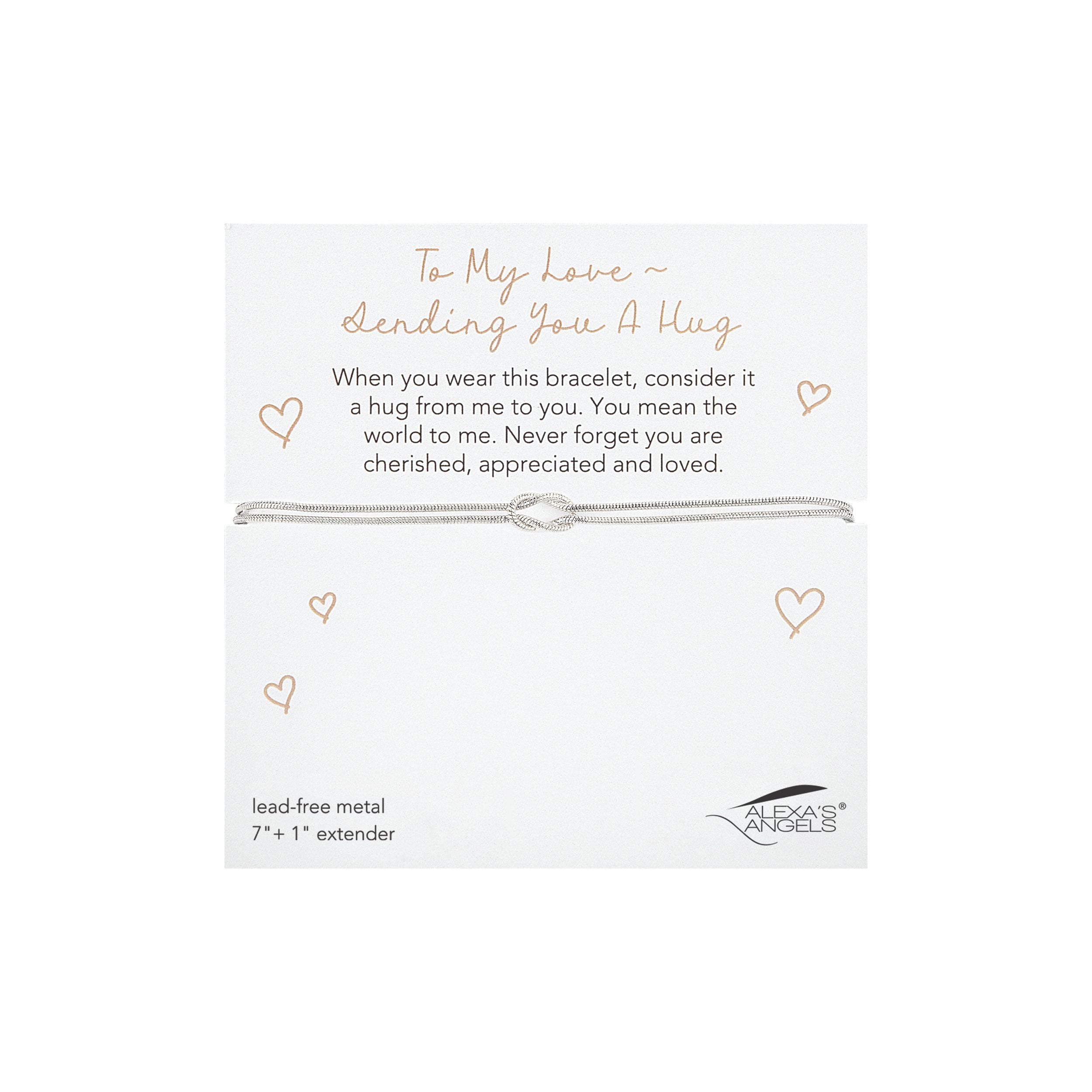 Alexa's Angels Sending a Hug Bracelet