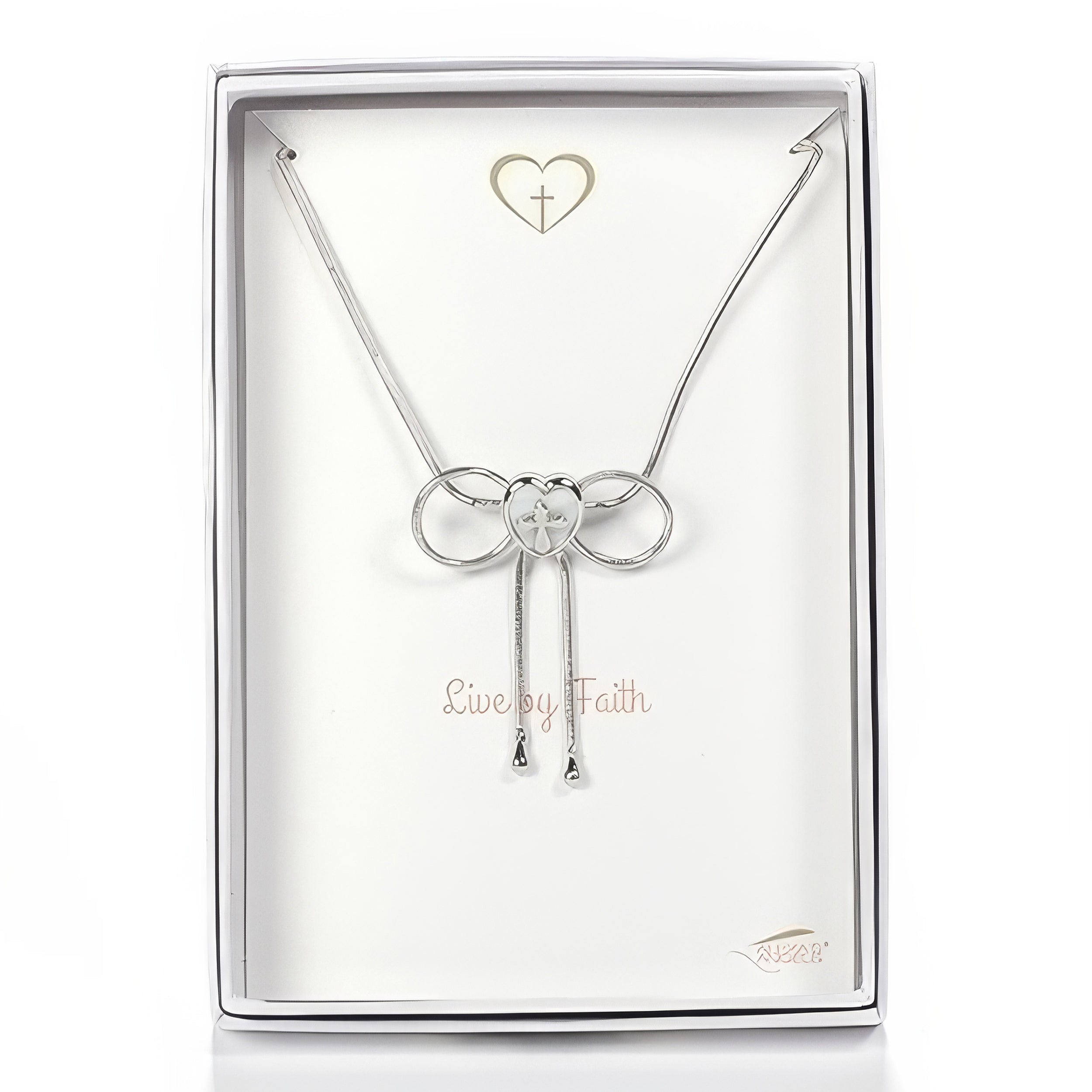 Alexa's Angels Bow Necklace for a child