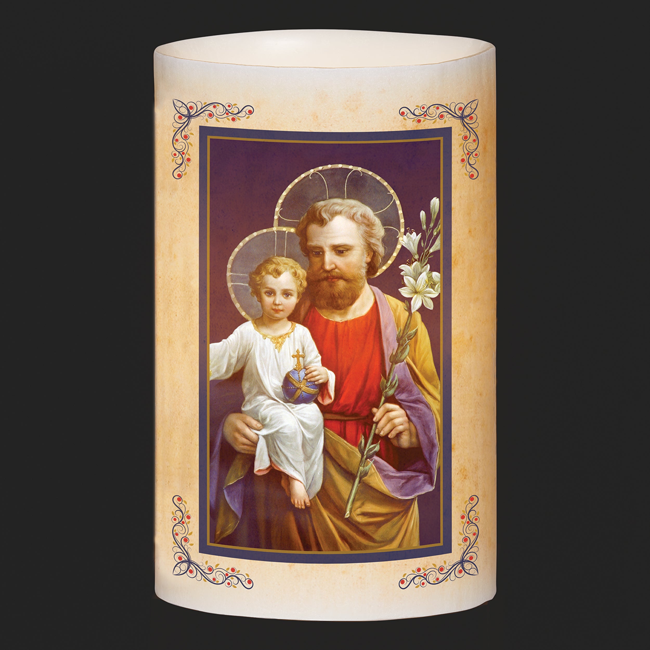 St. Joseph LED Candle