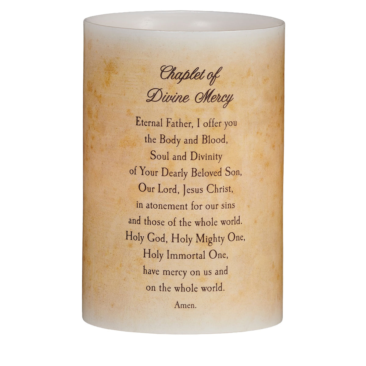 Divine Mercy Flameless Candle