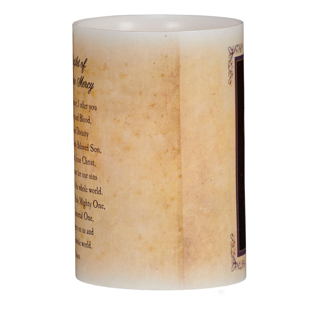 Divine Mercy Flameless Candle