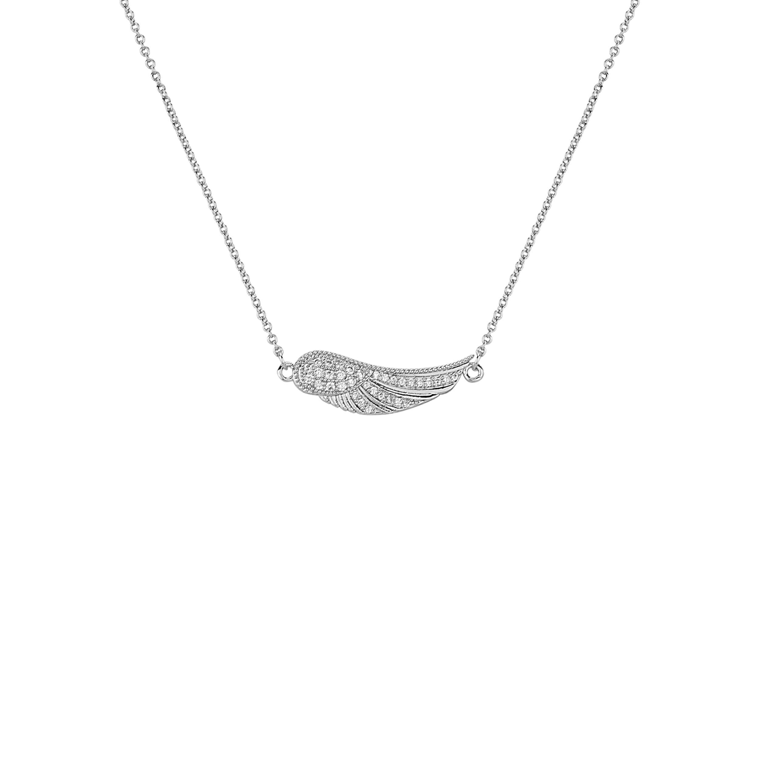 Women's Guardian Angel Wing Necklace for Protection