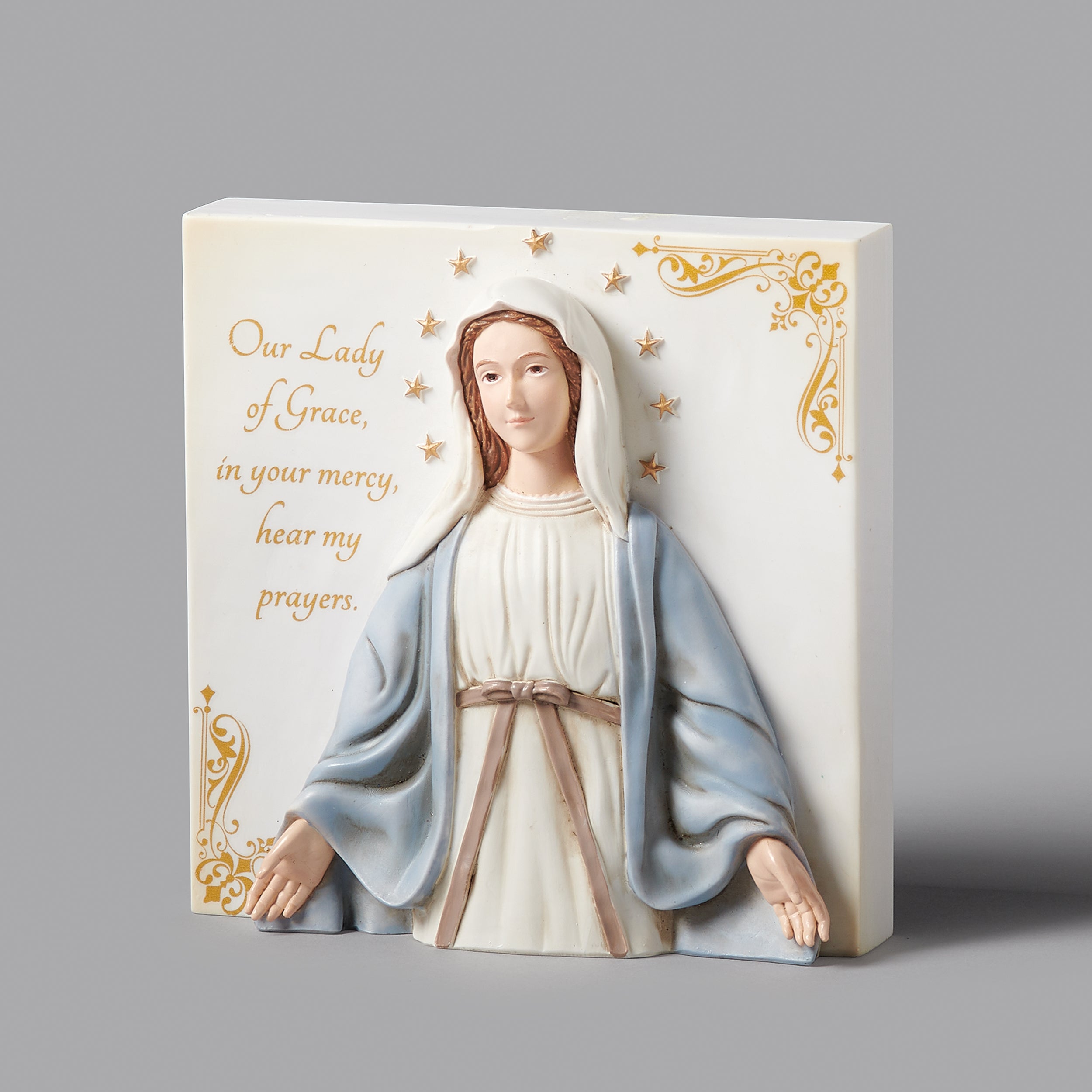 Our Lady of Grace Tabletop Plaque