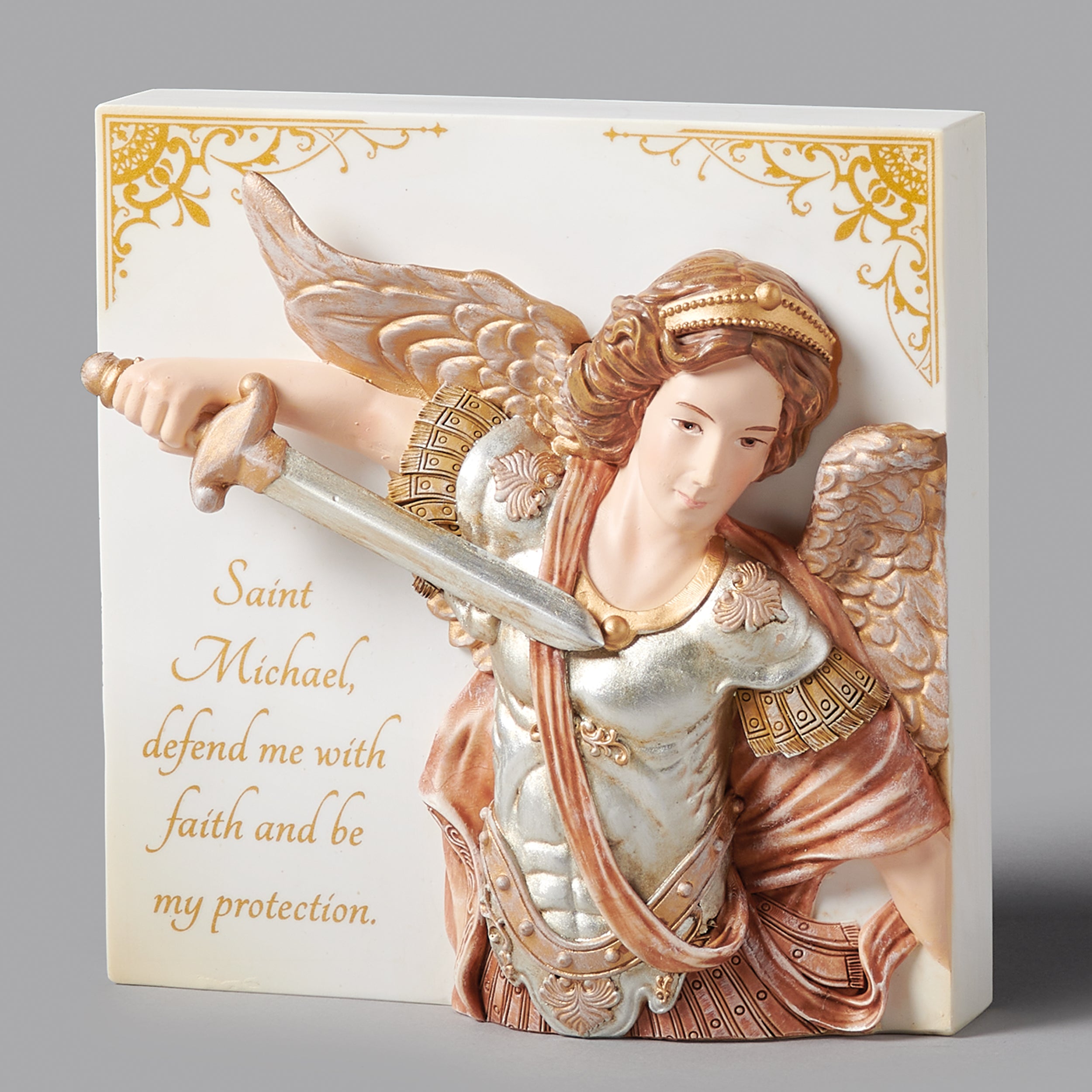 St. Michael Tabletop Plaque