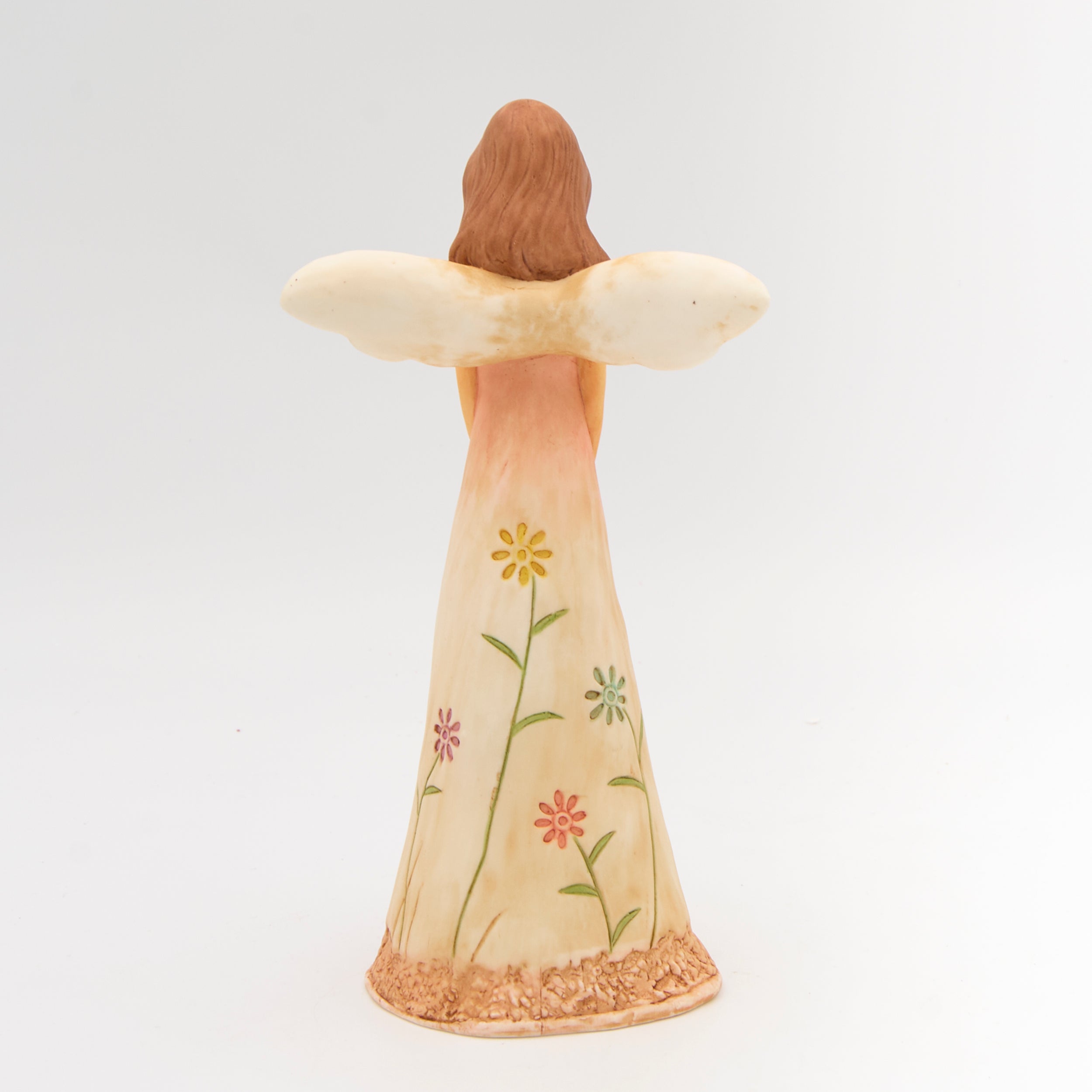 LED Angel with Heart Figure