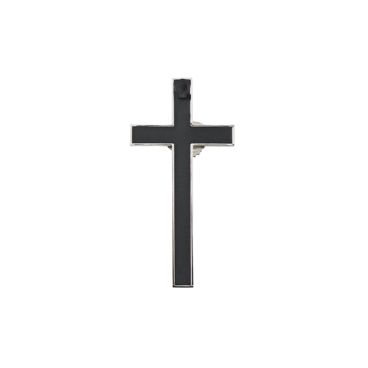 Back view of Caroline Collection Confirmation Wall Cross showing the plain dark reverse of the cross