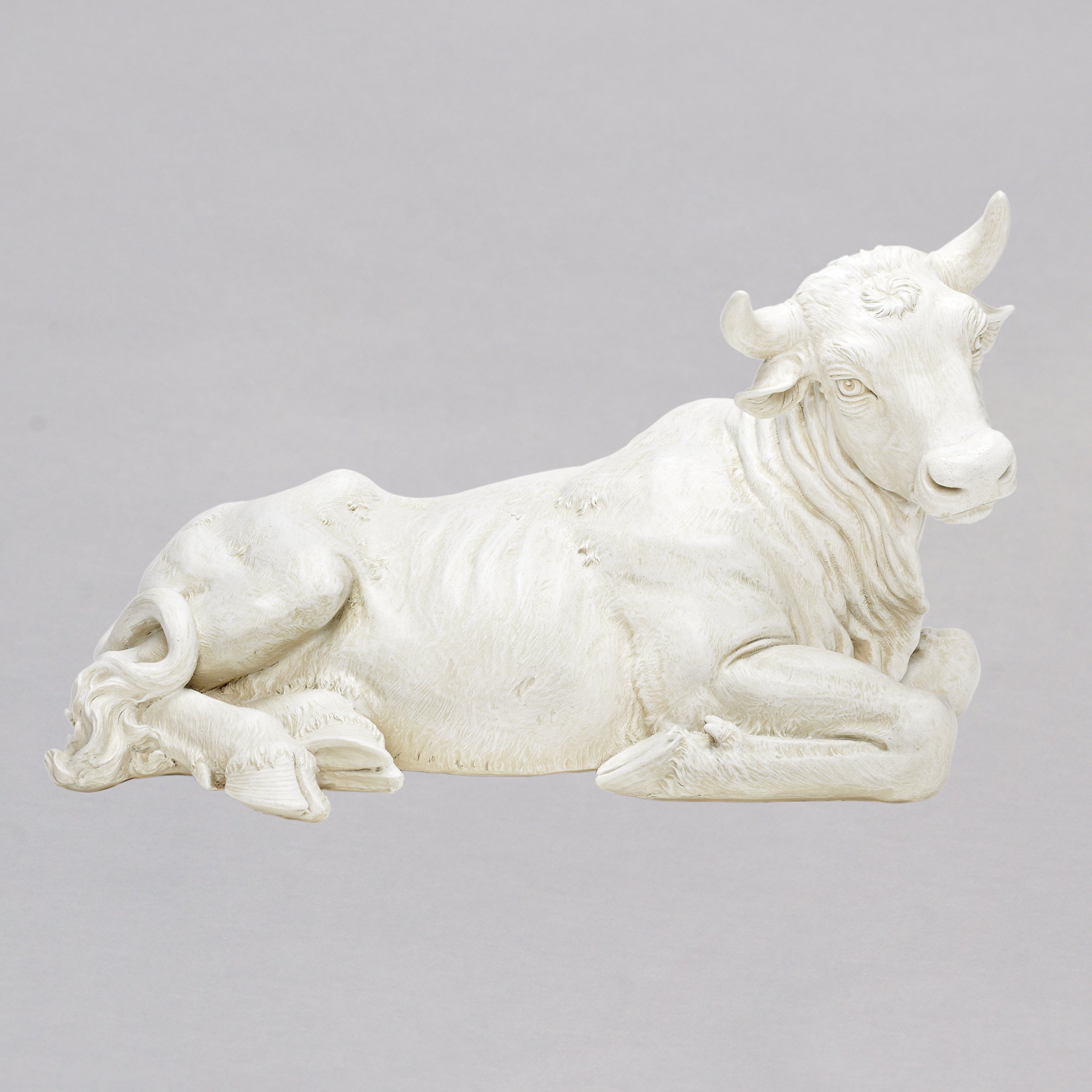 Joseph’s Studio Ivory Ox Garden Statue - 27" Scale