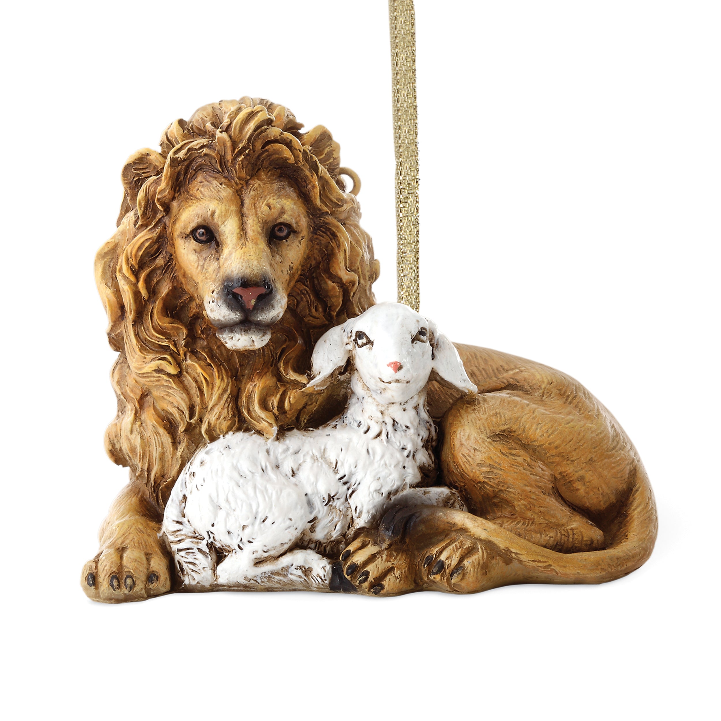 Joseph's Studio Peaceful Lion and Lamb Ornament
