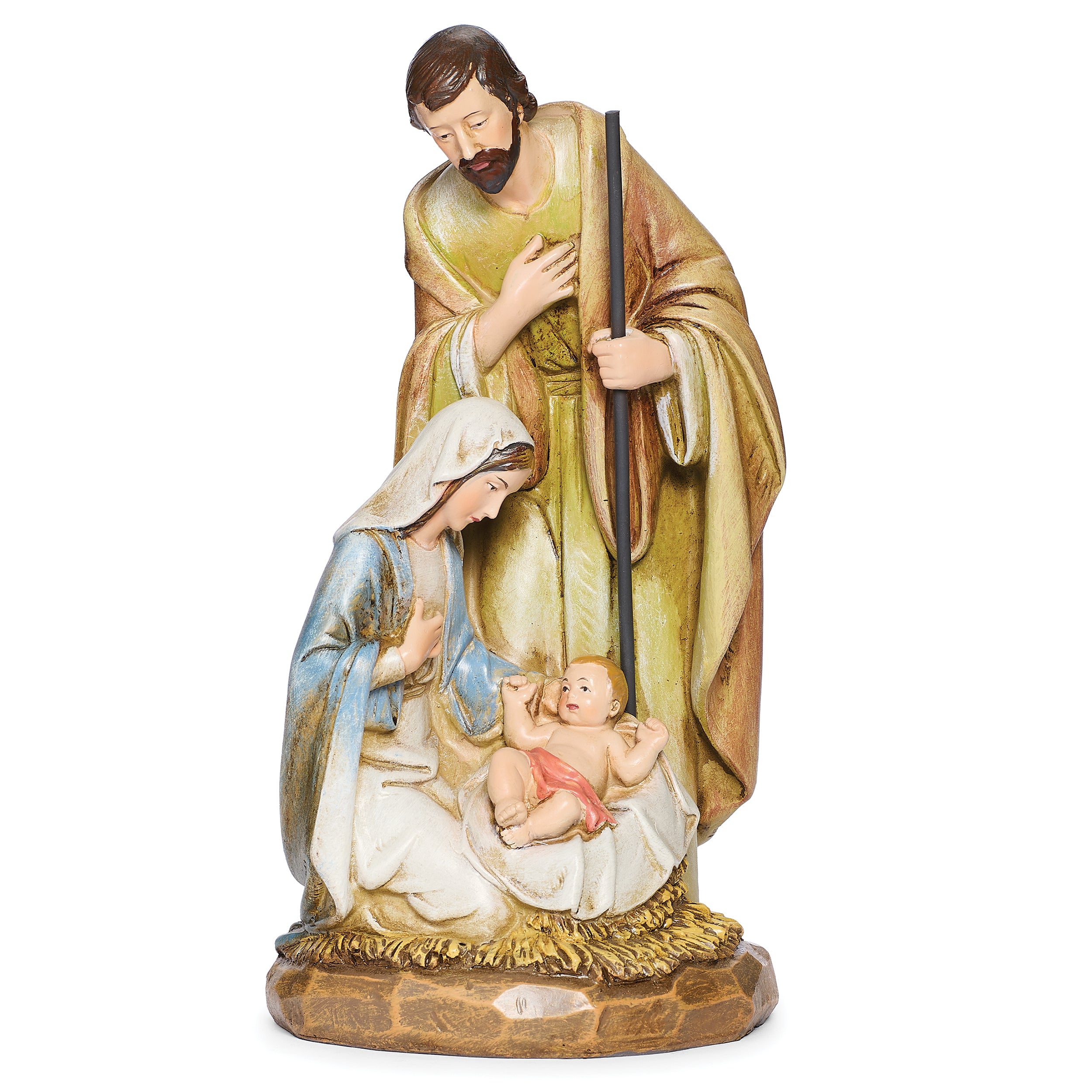 Joseph's Studio Holy Family Figure in Warm Earth Tones