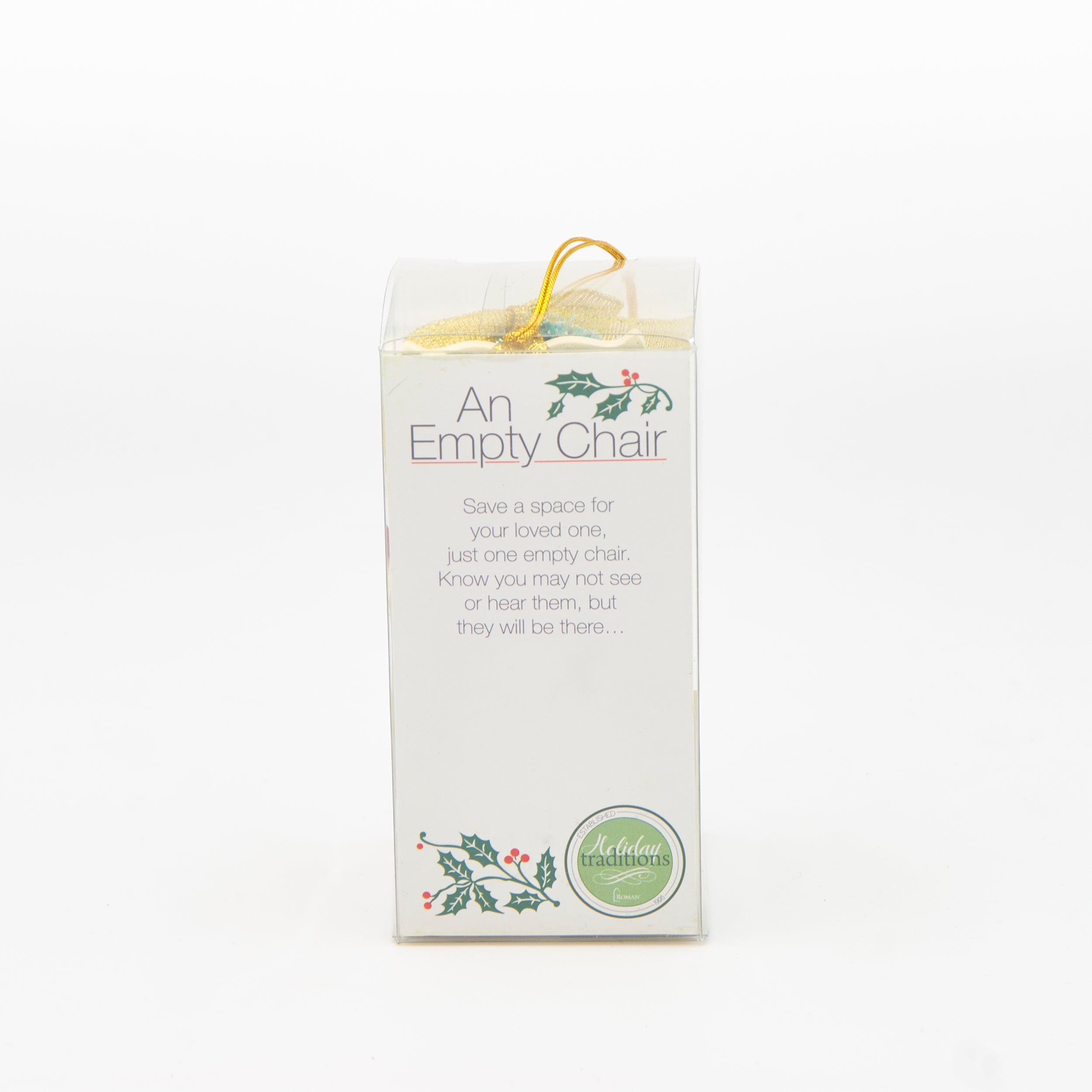 Empty Chair Memorial Ornament