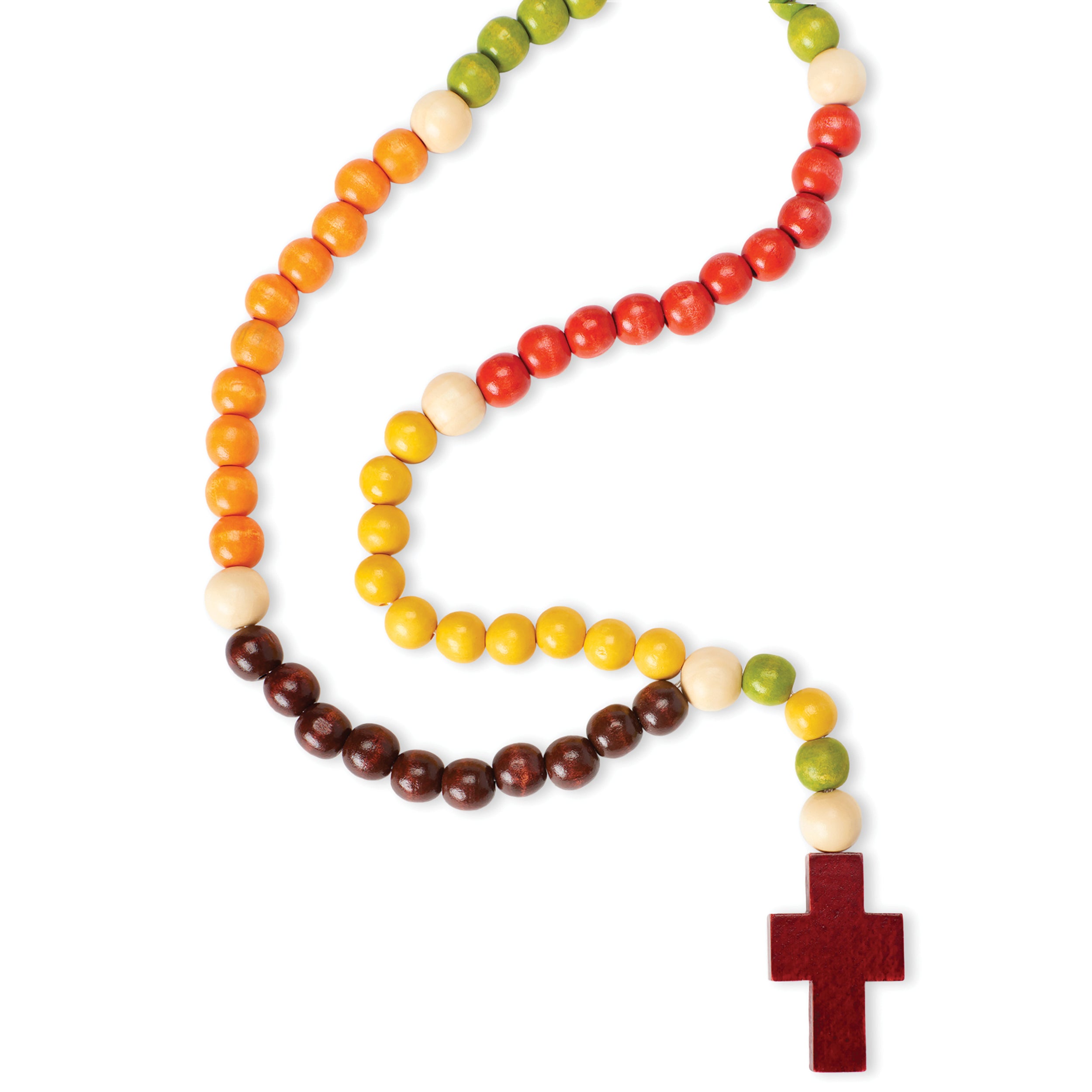 My First Rosary- Wood Beaded