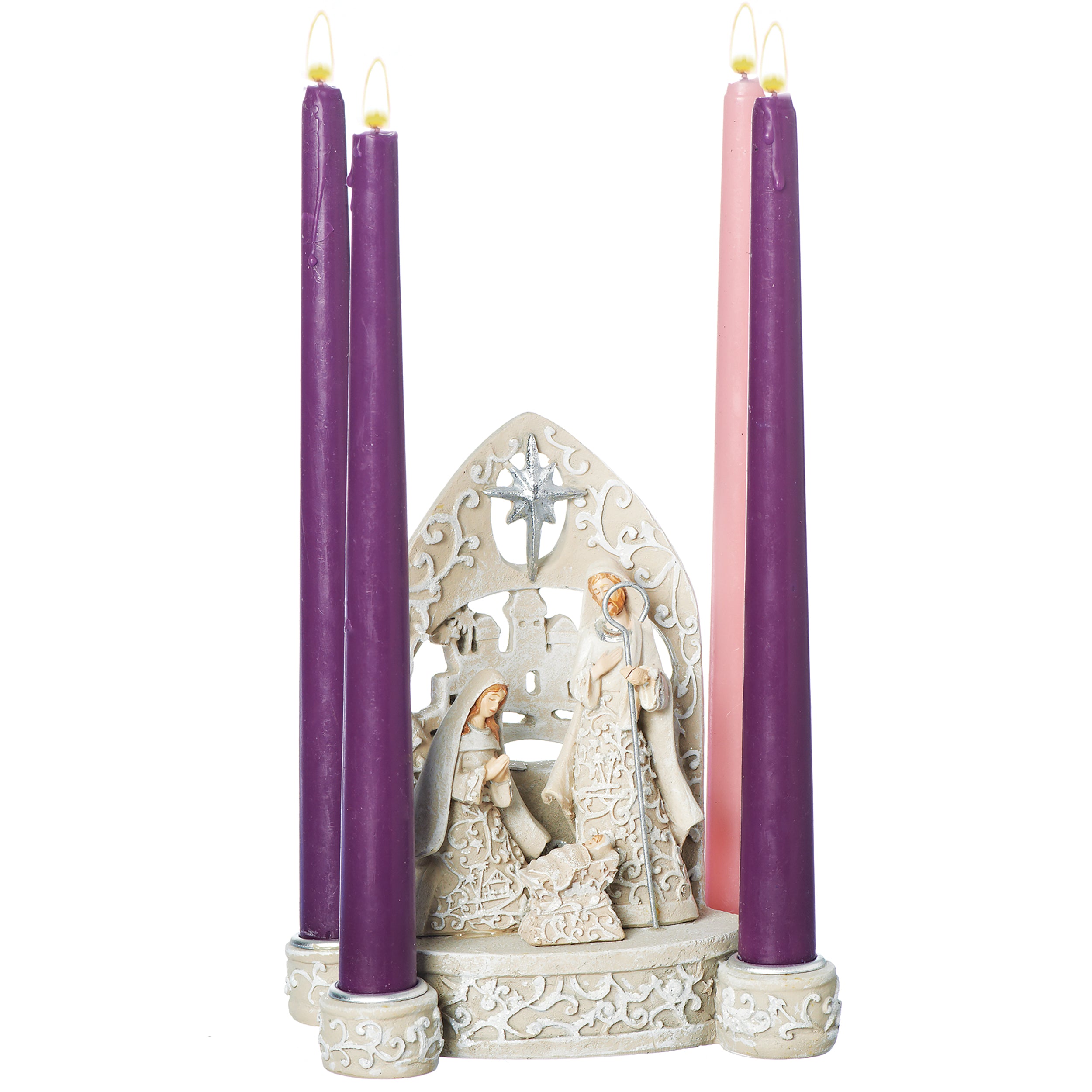 Holy Family Advent Candle Holder