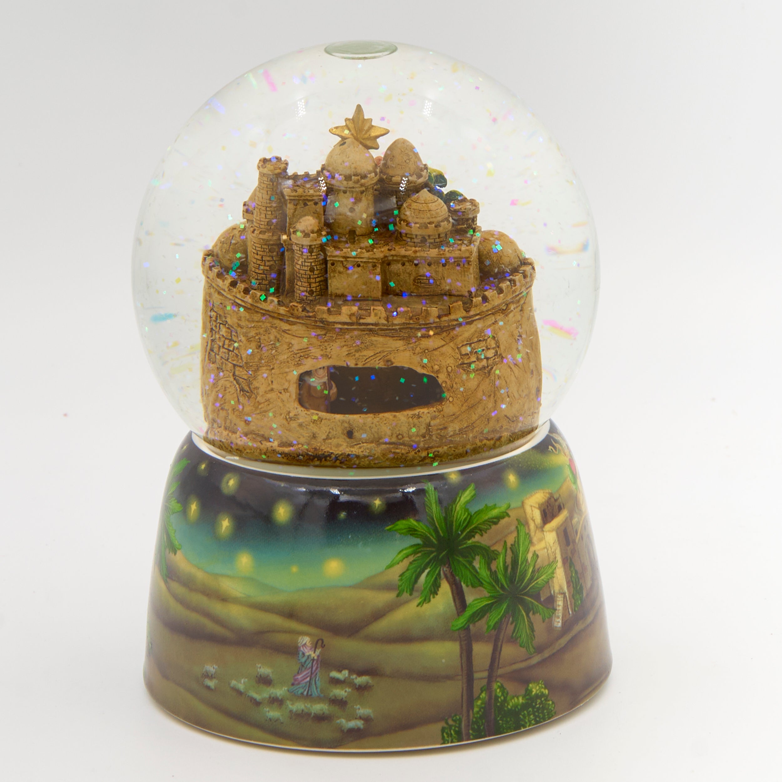 Glitterdome Musical Bethlehem Rotating Kings – "O Little Town of Bethlehem" Tune