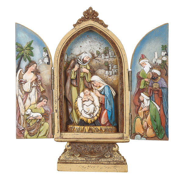 Joseph's Studio Holy Family & Kings Triptych Display