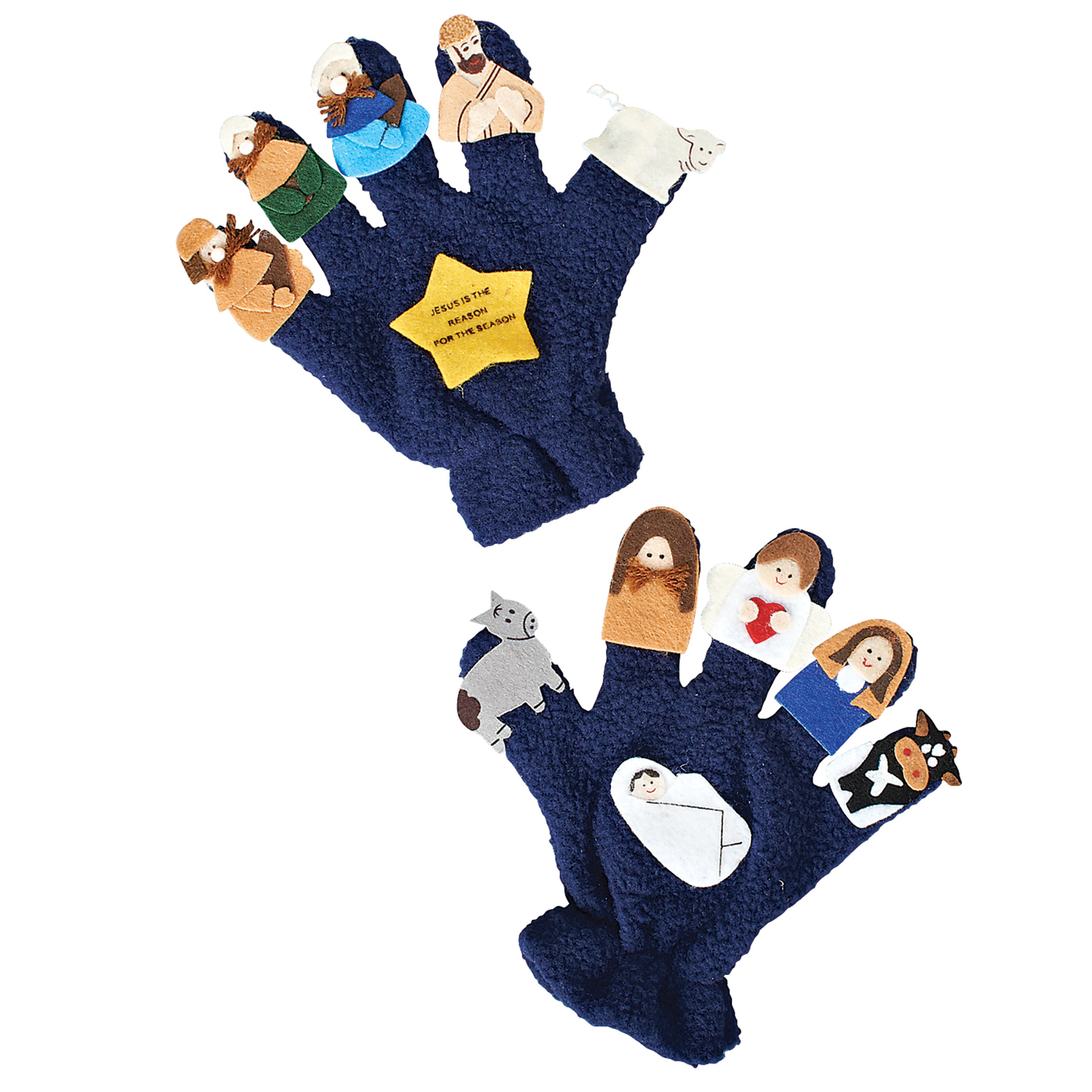 Interactive Nativity Storytelling Puppet Glove Set