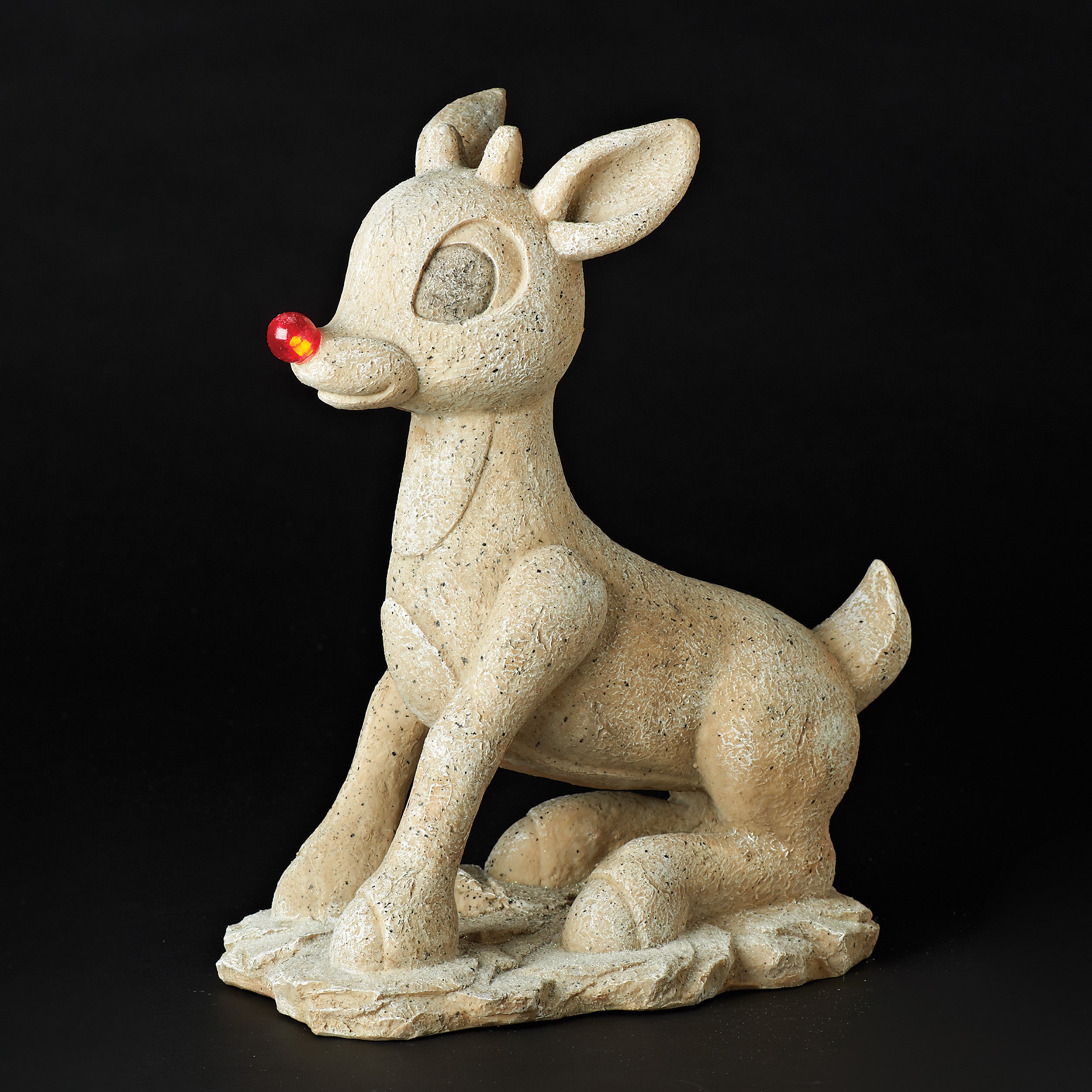 Rudolph Solar Lighted Statue