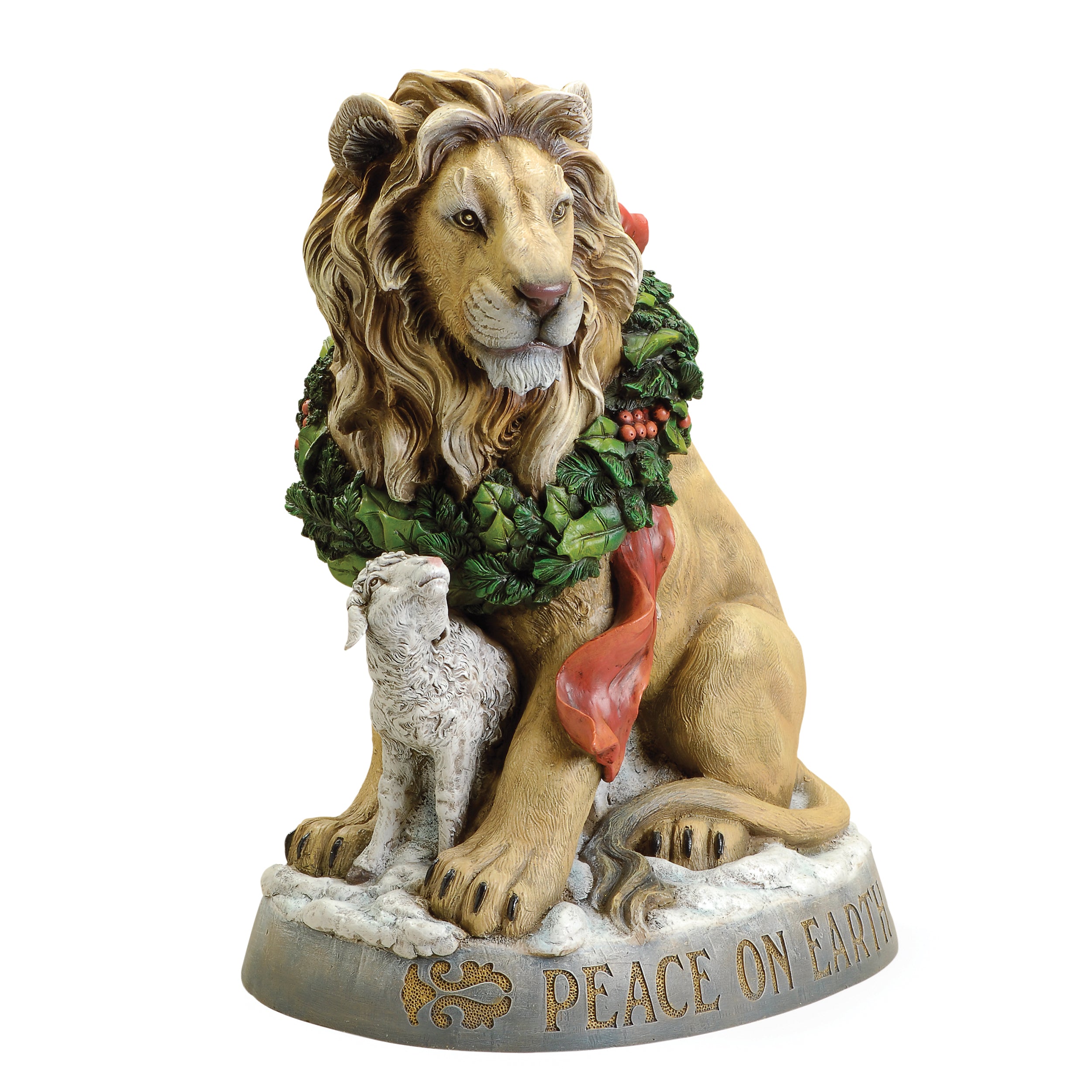Joseph's Studio "Peace on Earth" Lion & Lamb Figure