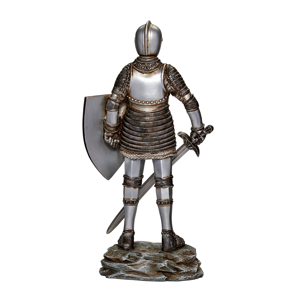 Armor of God Knight religious figure rear view