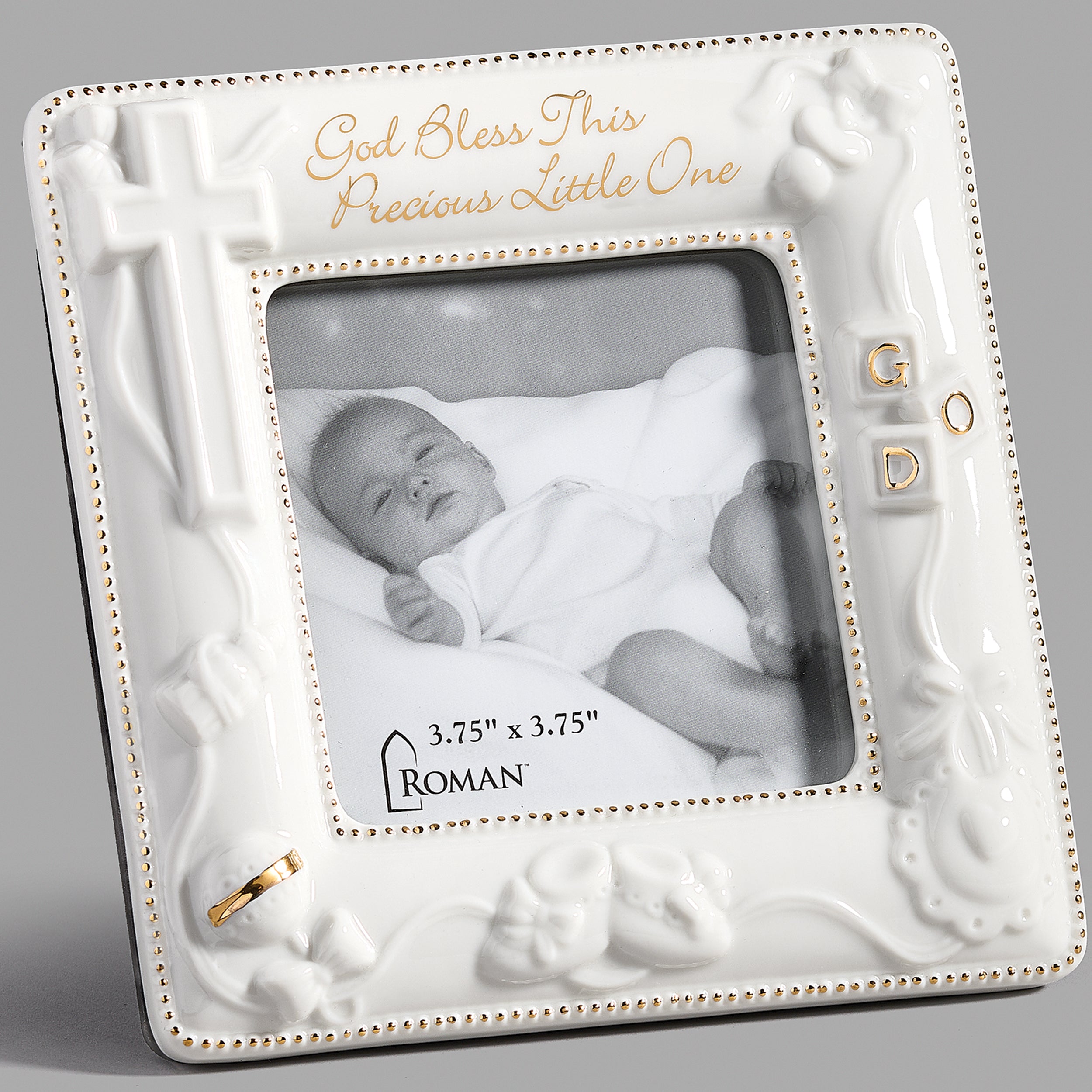 “God Bless This Precious Little One” Keepsake Frame