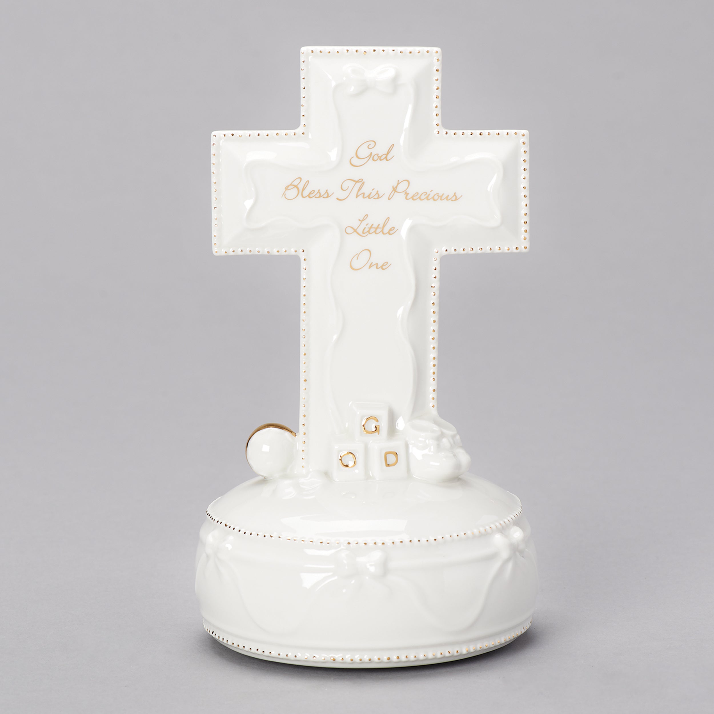 Musical Cross with “God Bless This Precious Little One”
