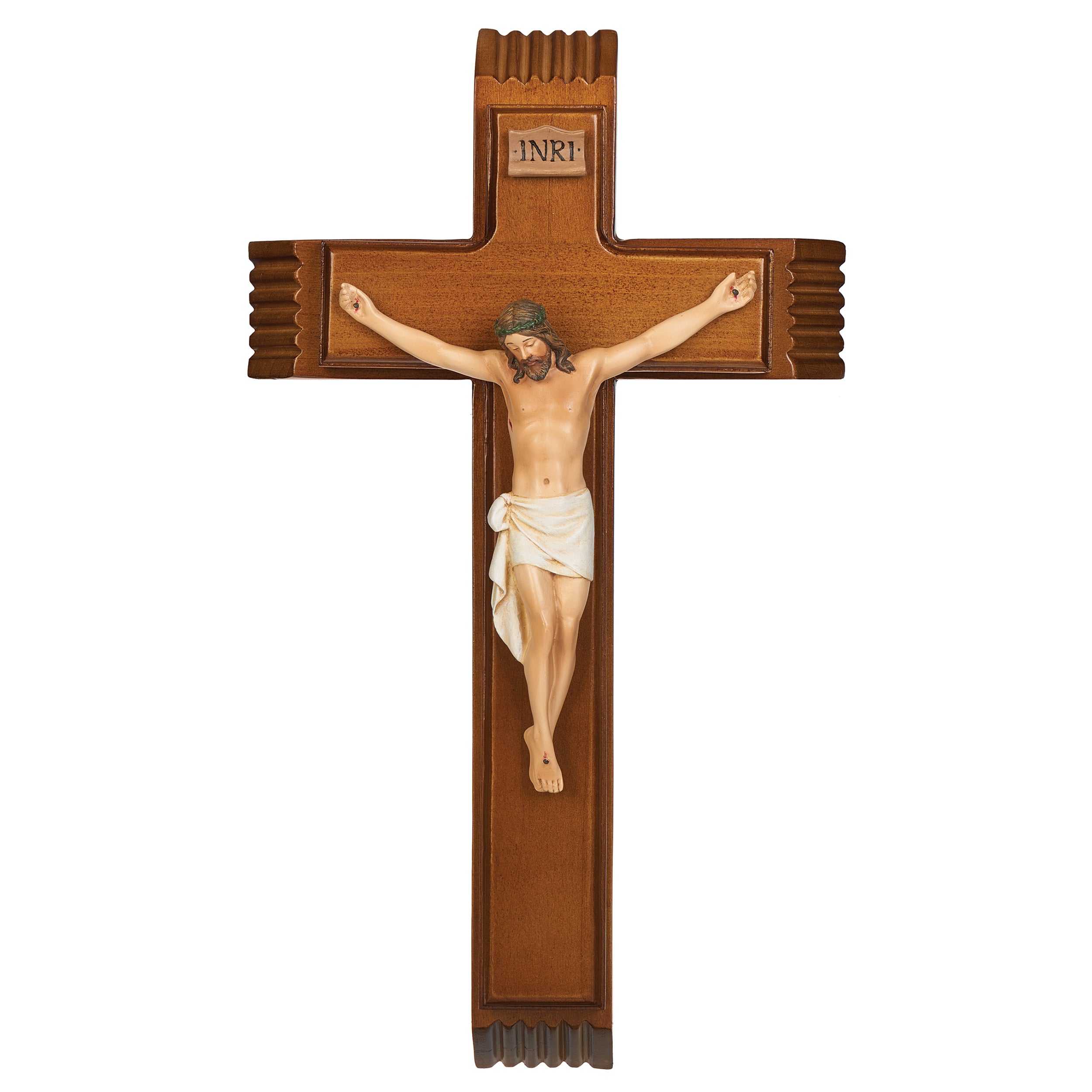 Sick Call Crucifix Set with Candles & Holy Water Bottle