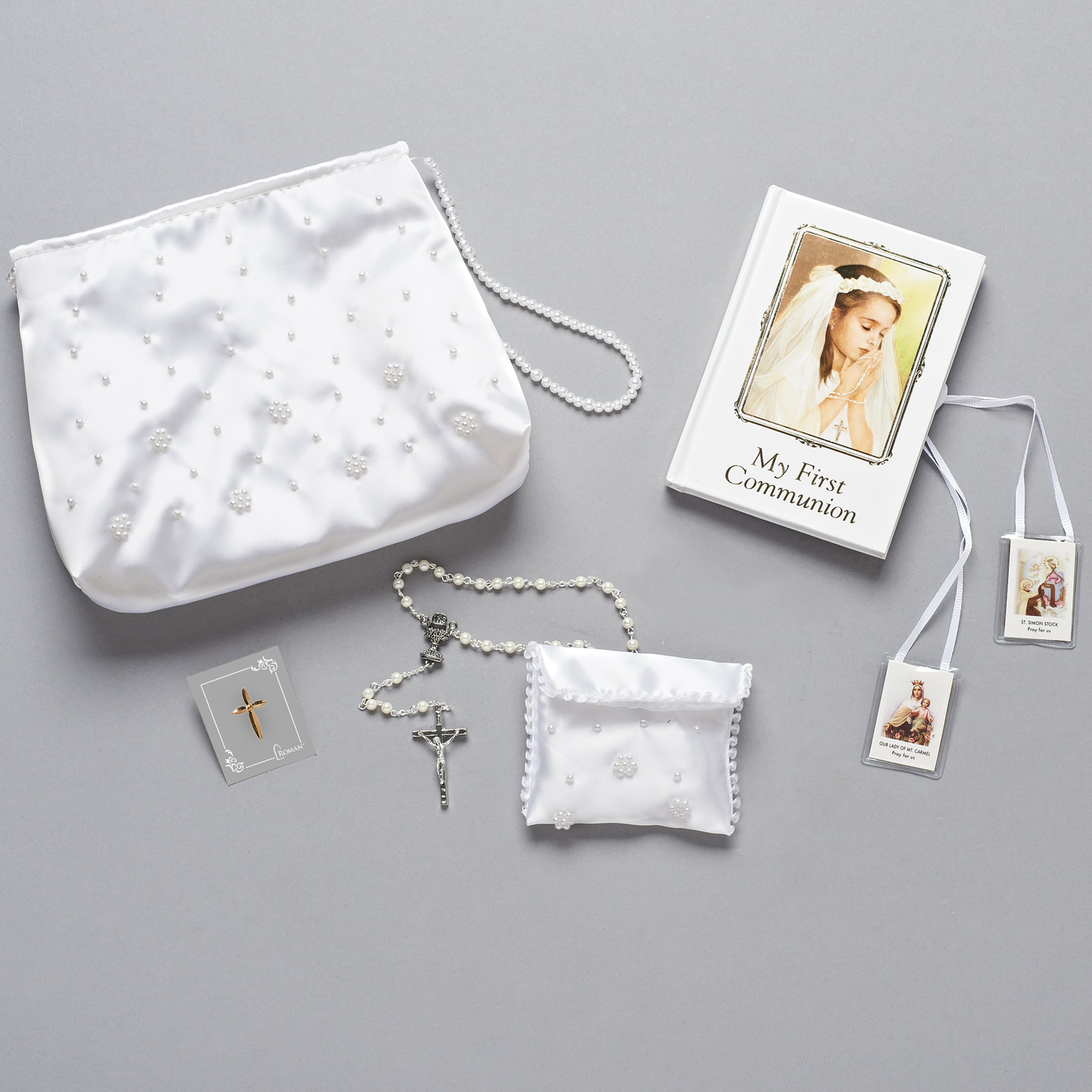 My First Communion Girl’s Purse & Accessory 6-PC Gift Set